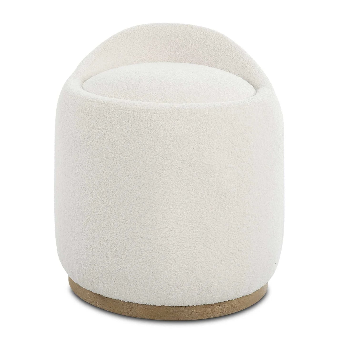 Luxury Upholstered Modern Swivel Ottoman European Style for Villa