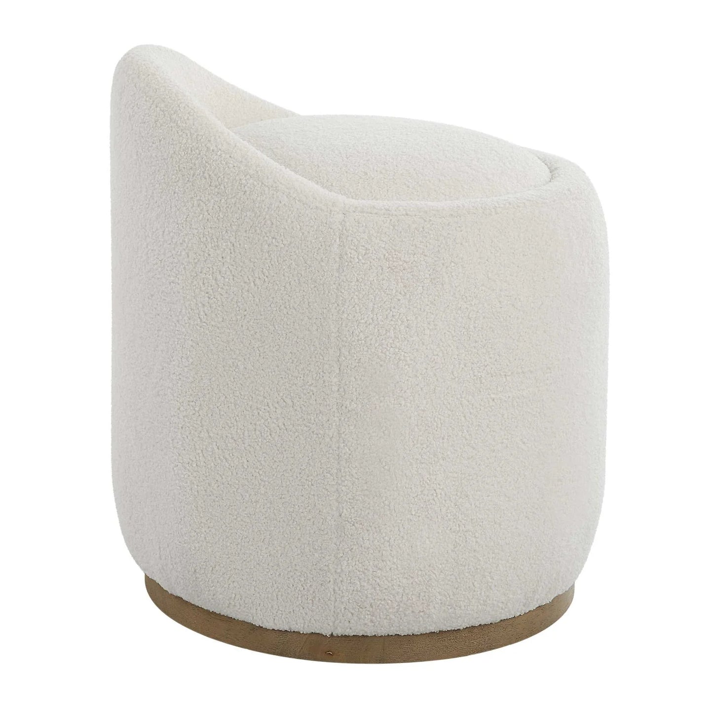 Luxury Upholstered Modern Swivel Ottoman European Style for Villa