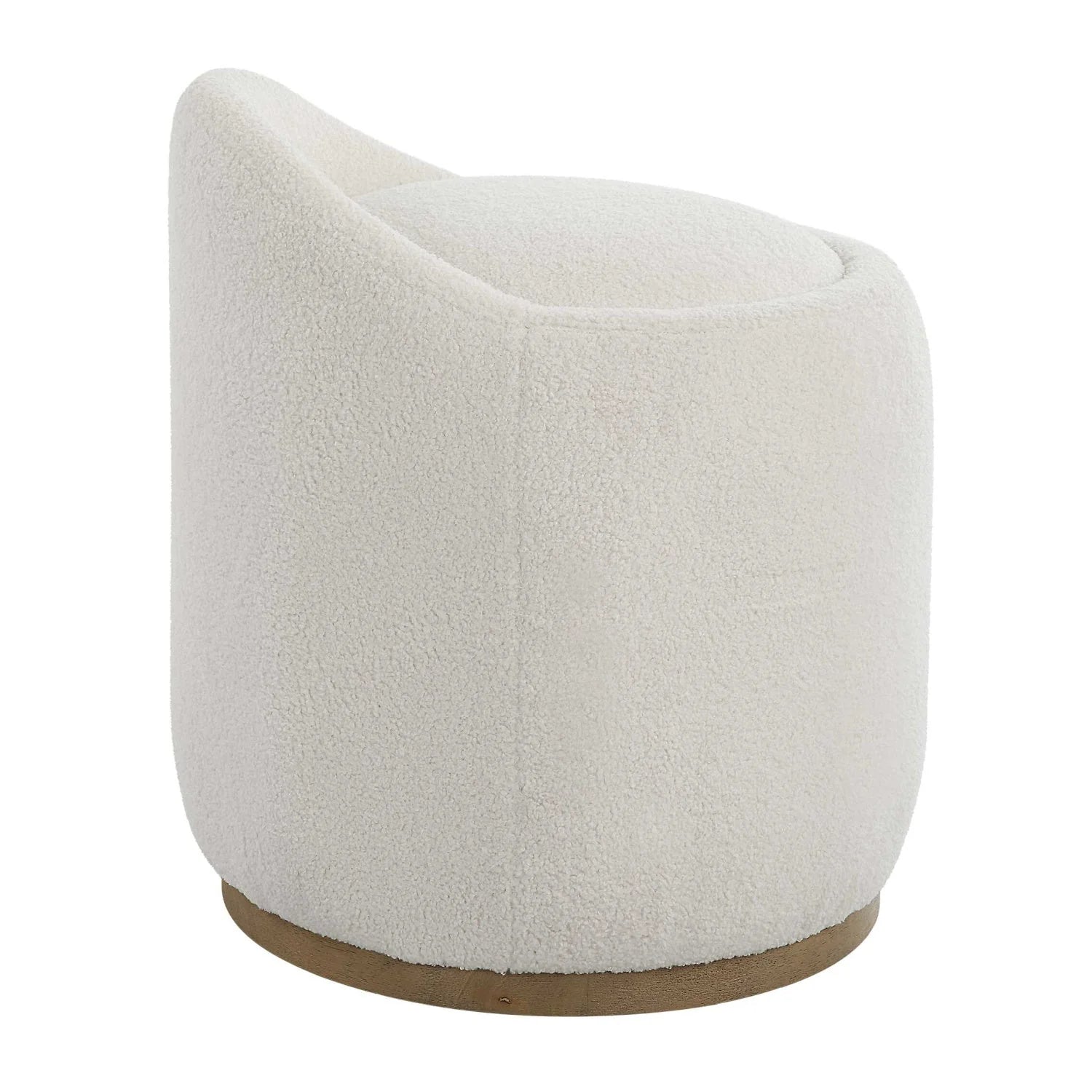 Luxury Upholstered Modern Swivel Ottoman European Style for Villa