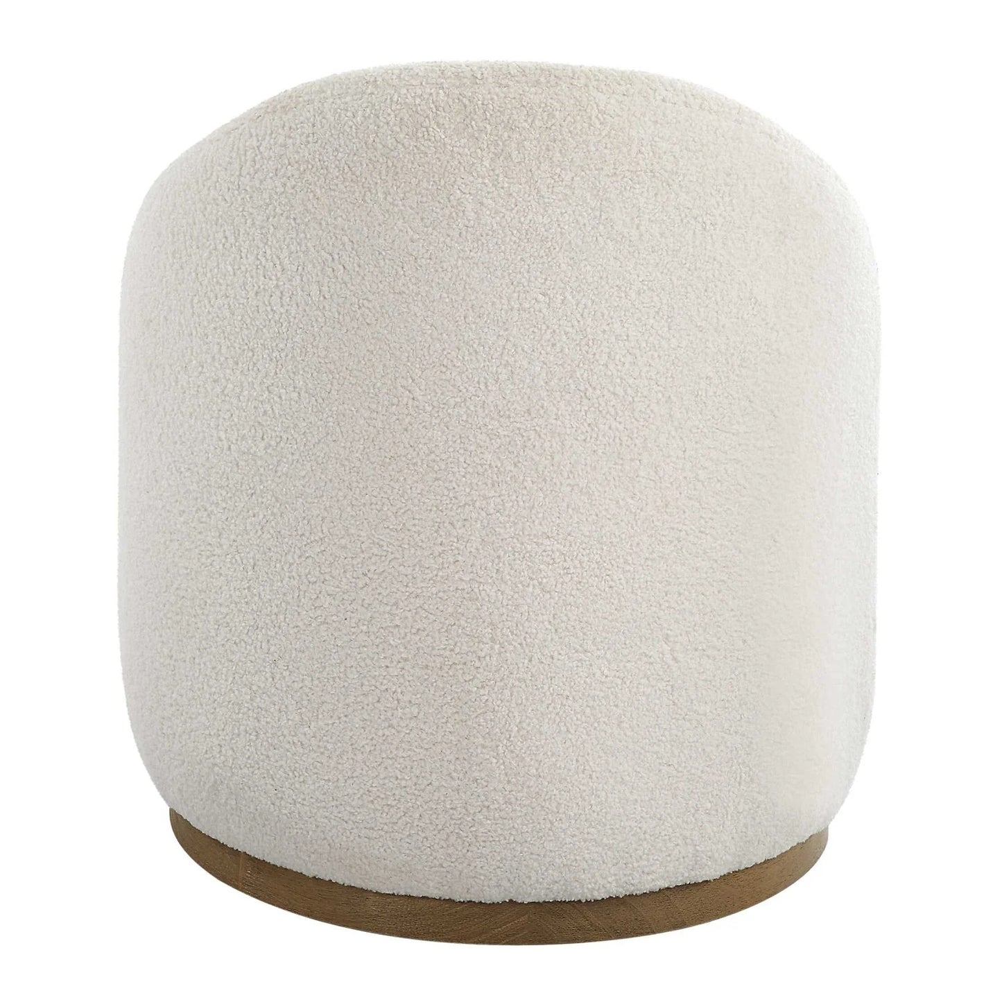 Luxury Upholstered Modern Swivel Ottoman European Style for Villa