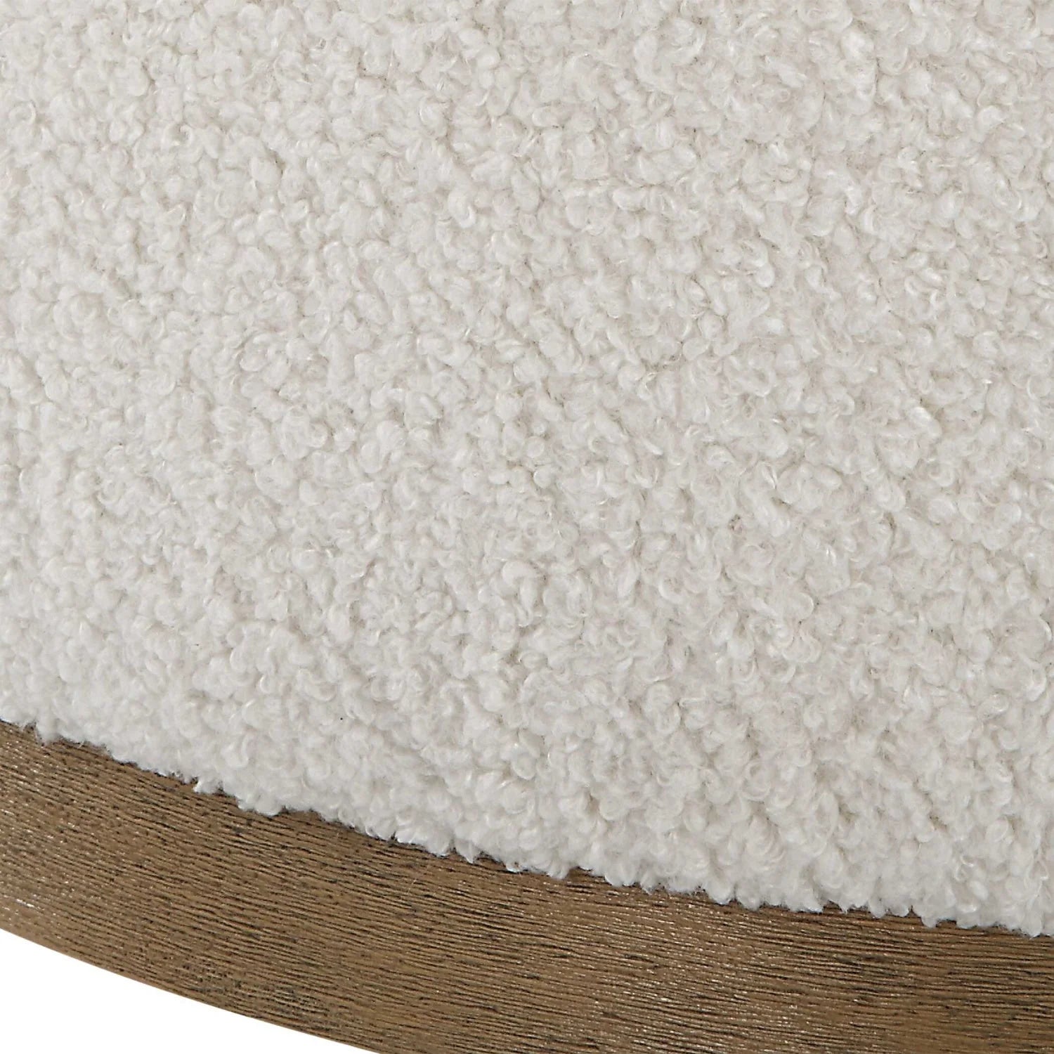 Luxury Upholstered Modern Swivel Ottoman European Style for Villa