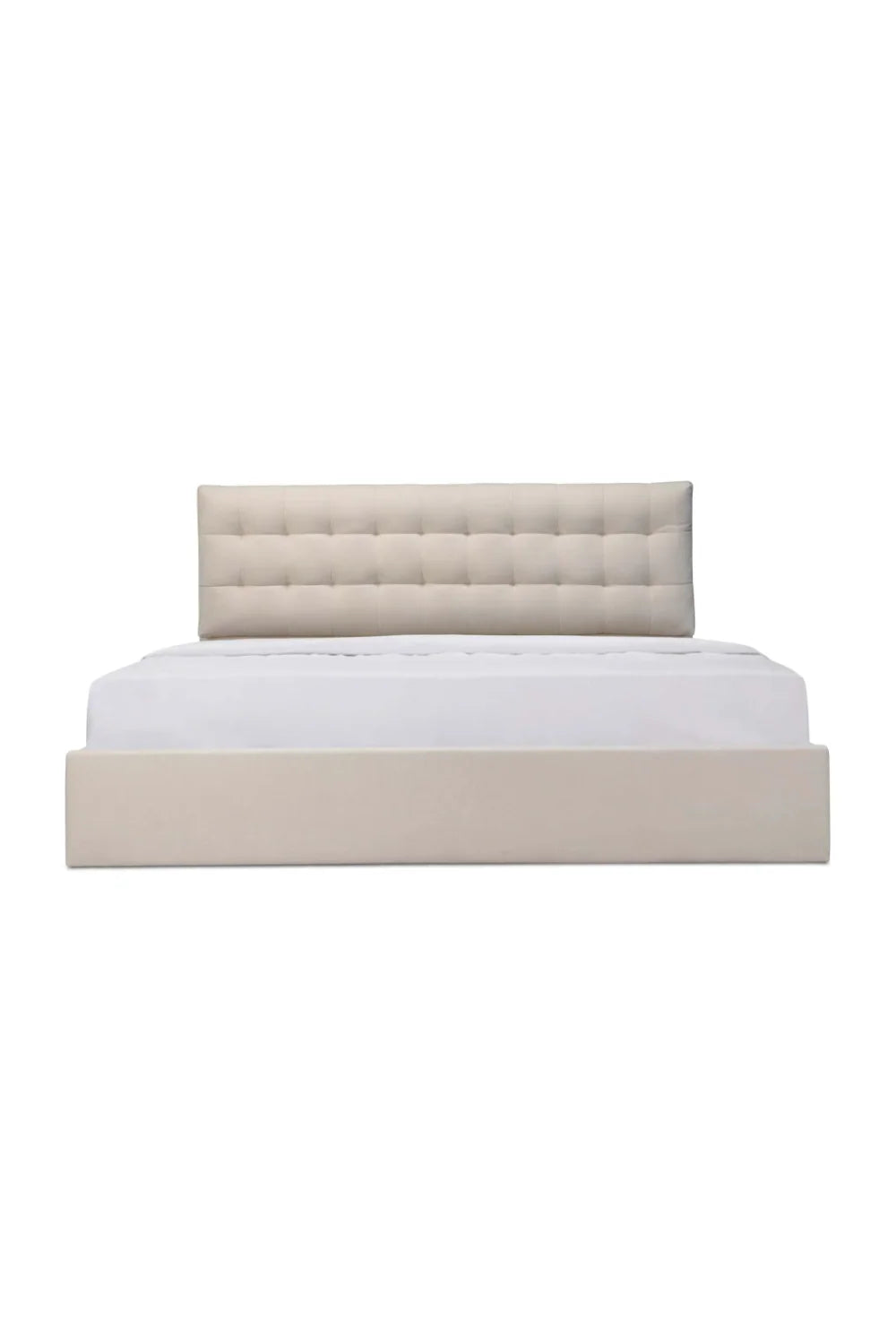 Luxury Upholstered Modern Tufted Storage Bed European Style for Villa