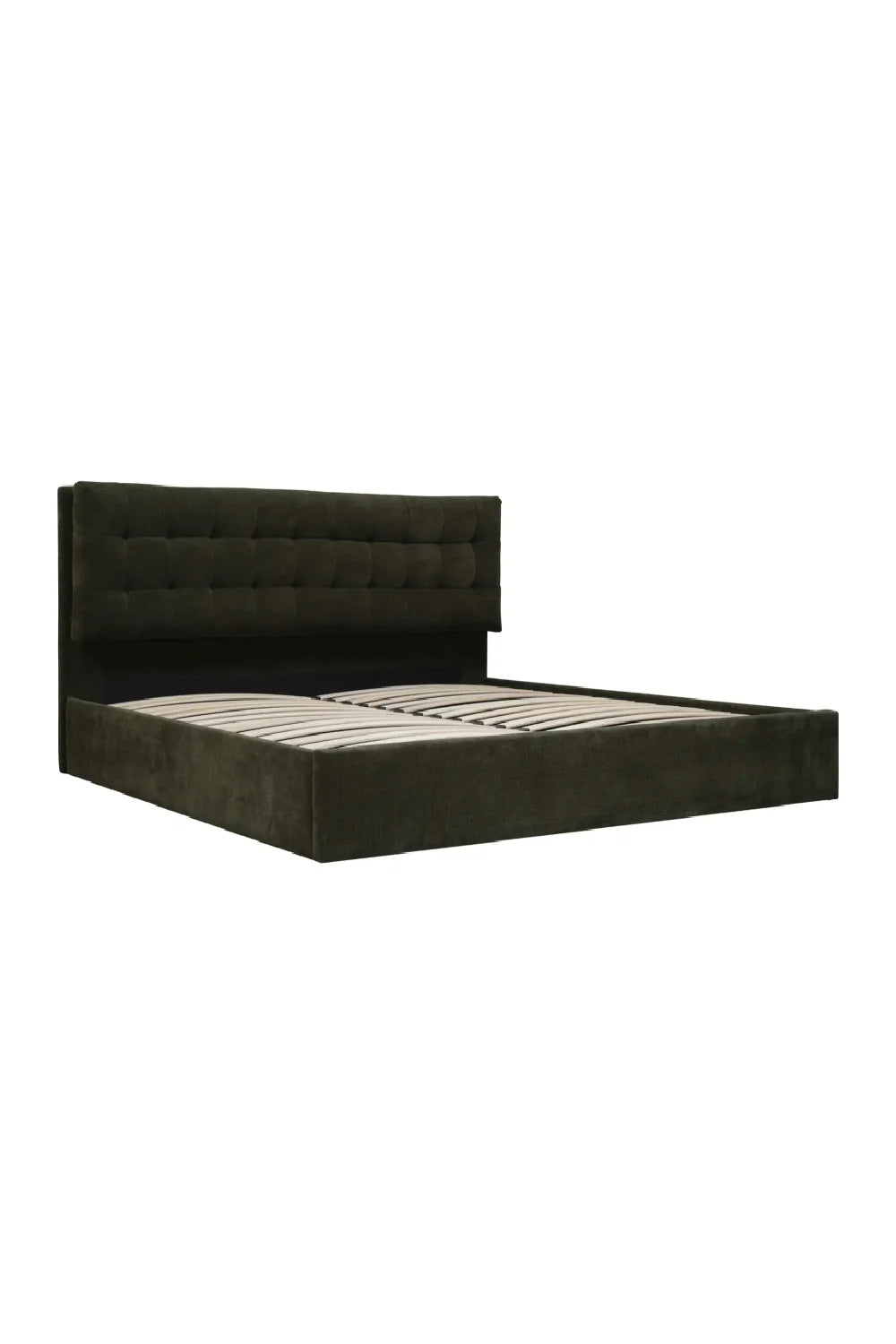 Luxury Upholstered Modern Tufted Storage Bed European Style for Villa