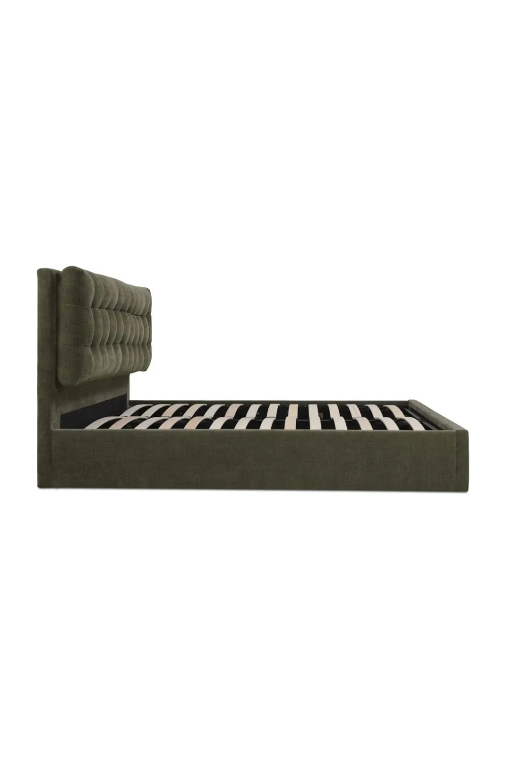 Luxury Upholstered Modern Tufted Storage Bed European Style for Villa