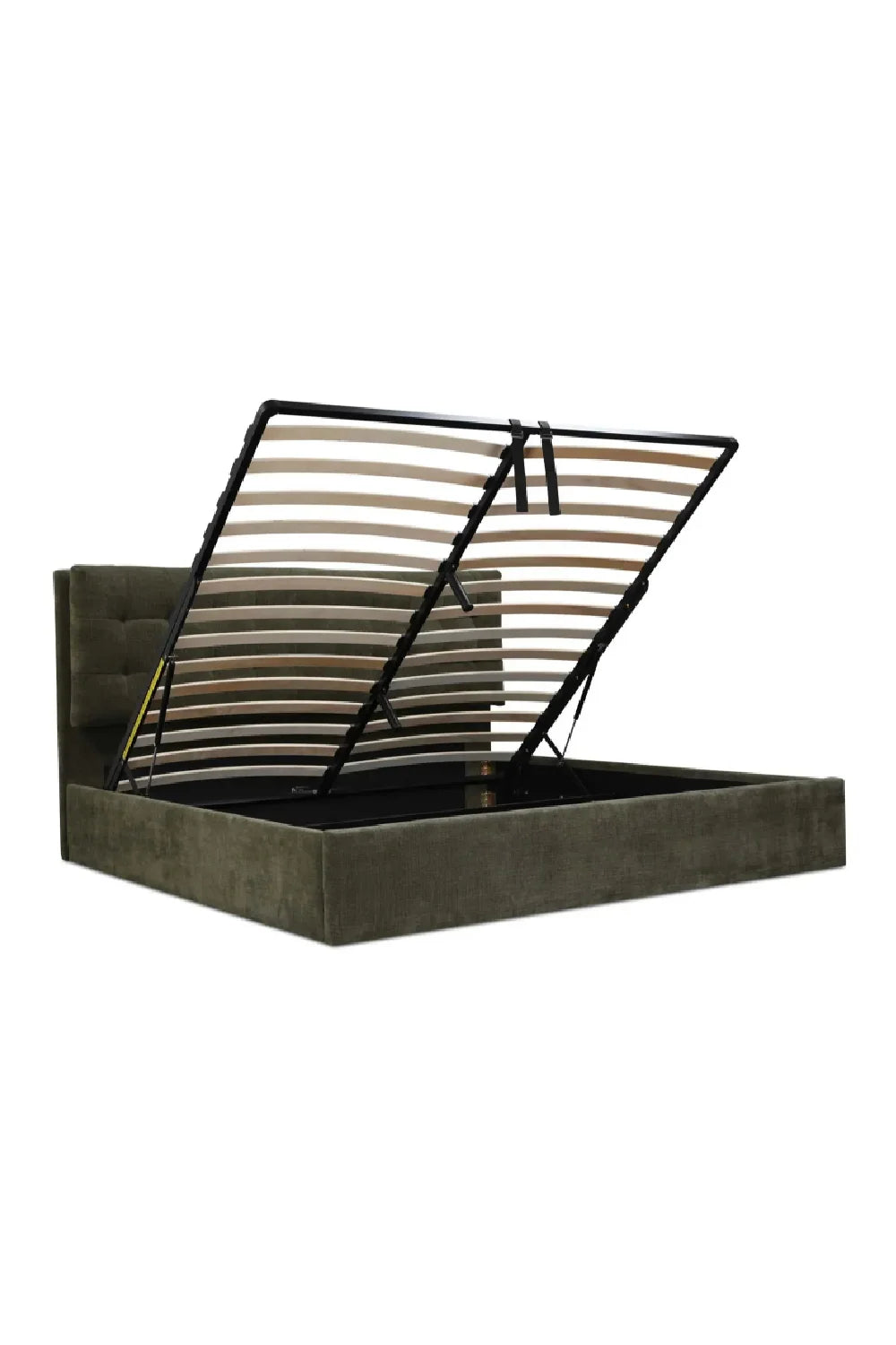 Luxury Upholstered Modern Tufted Storage Bed European Style for Villa