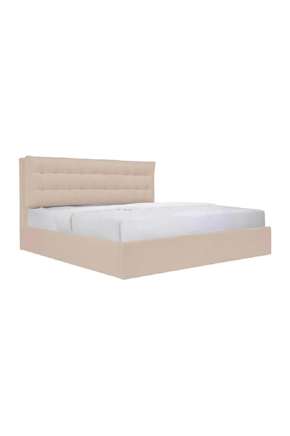 Luxury Upholstered Modern Tufted Storage Bed European Style for Villa