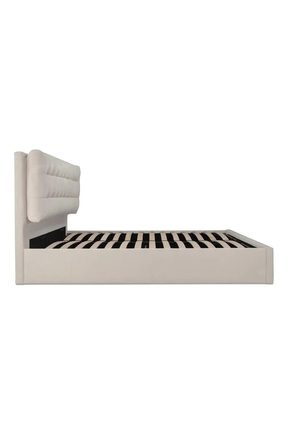Luxury Upholstered Modern Tufted Storage Bed European Style for Villa