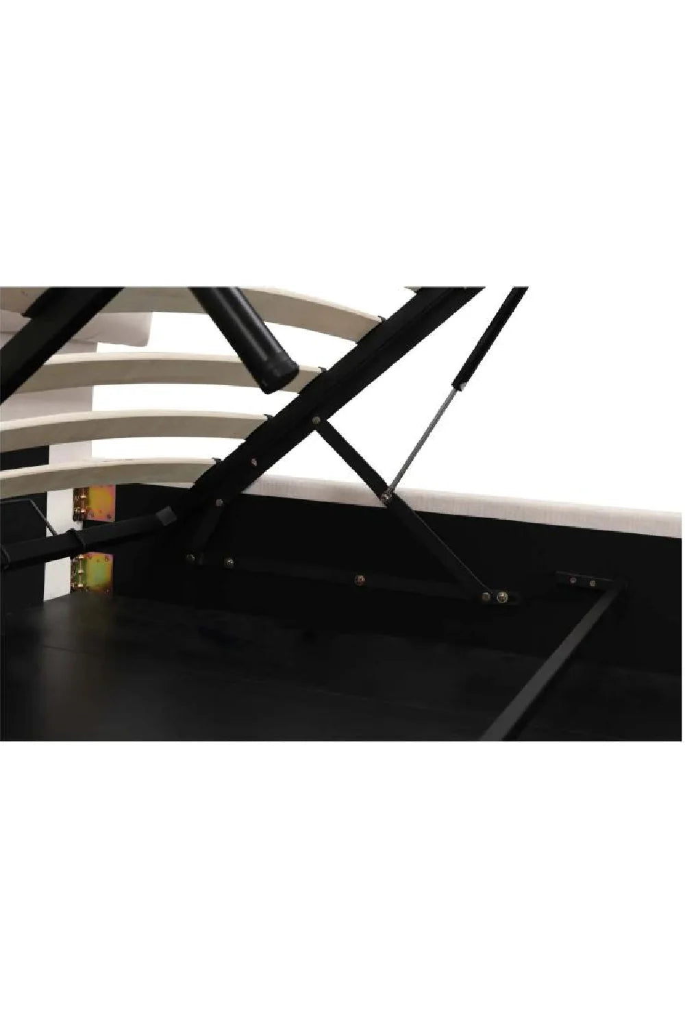 Luxury Upholstered Modern Tufted Storage Bed European Style for Villa