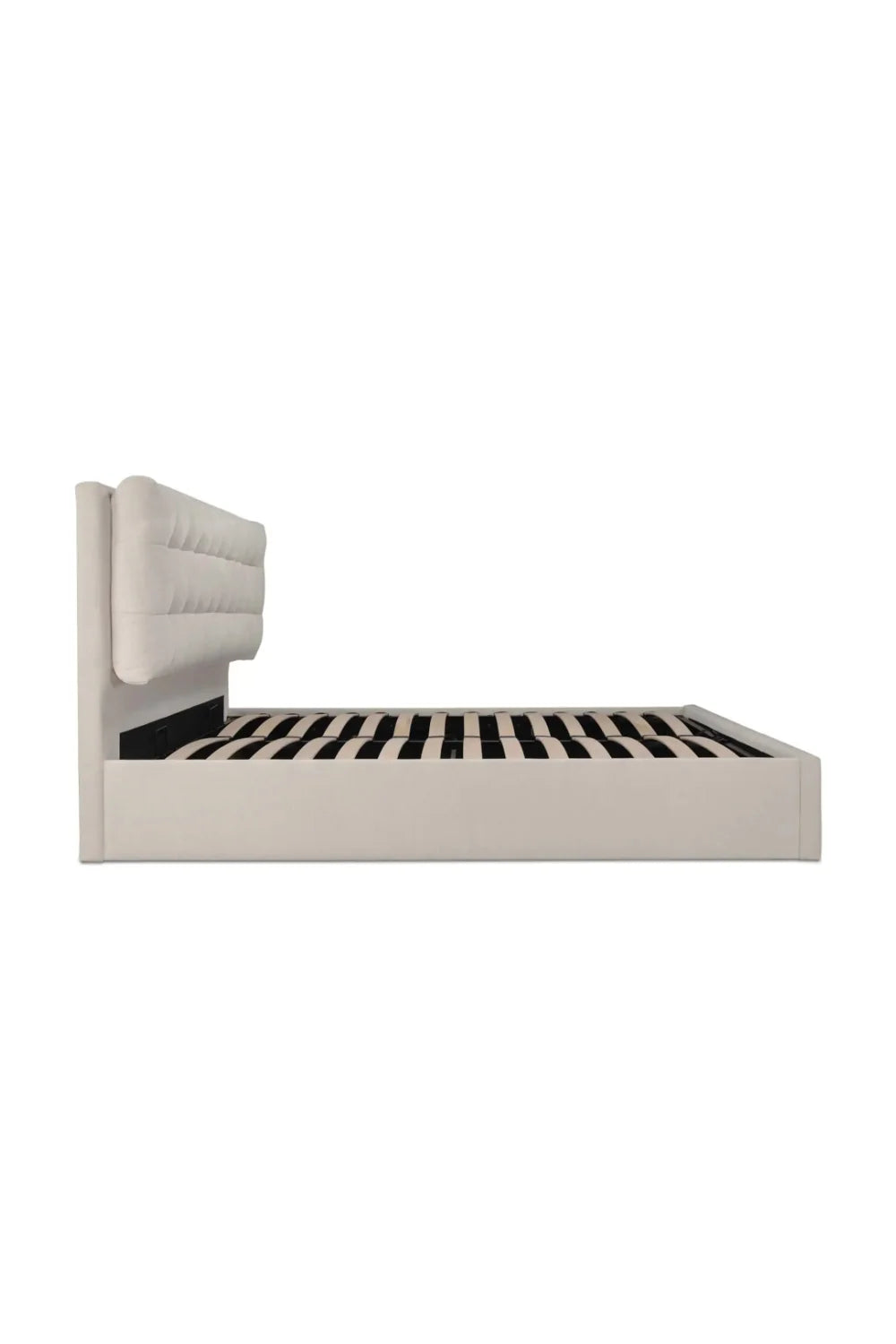 Luxury Upholstered Modern Tufted Storage Bed European Style for Villa