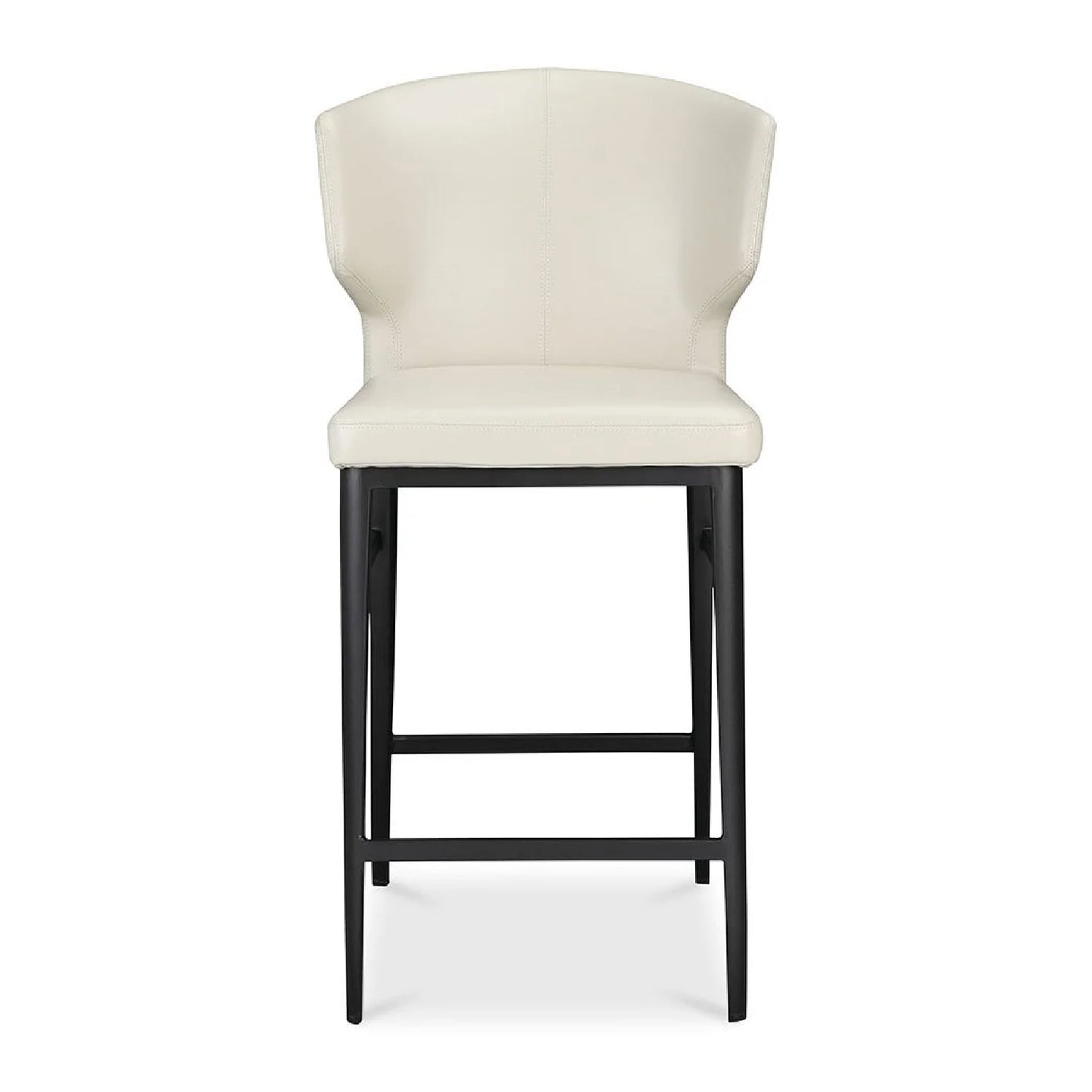 Luxury Upholstered Modern Vegan Leather Counter Stool European Style for Villa