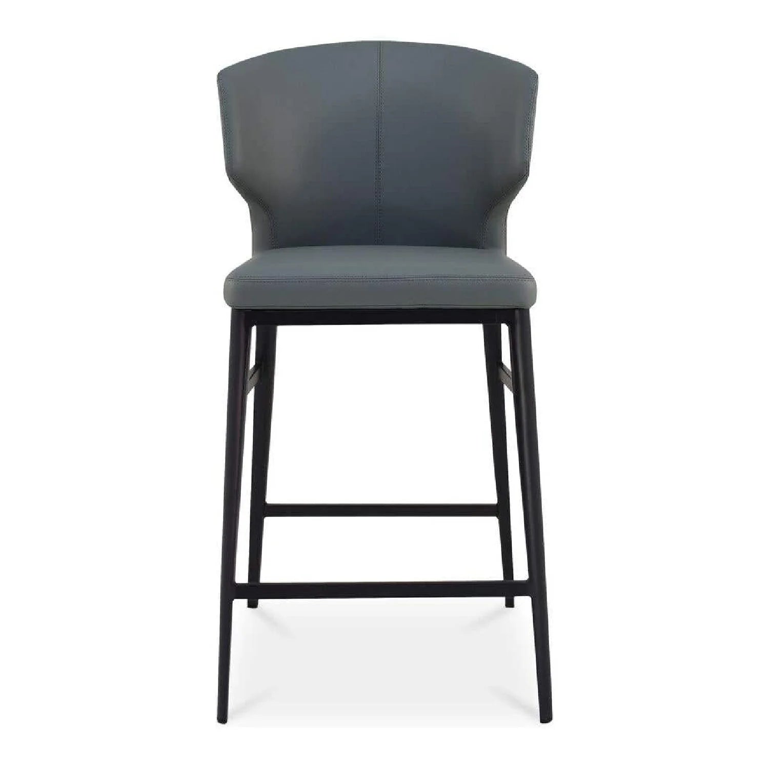 Luxury Upholstered Modern Vegan Leather Counter Stool European Style for Villa