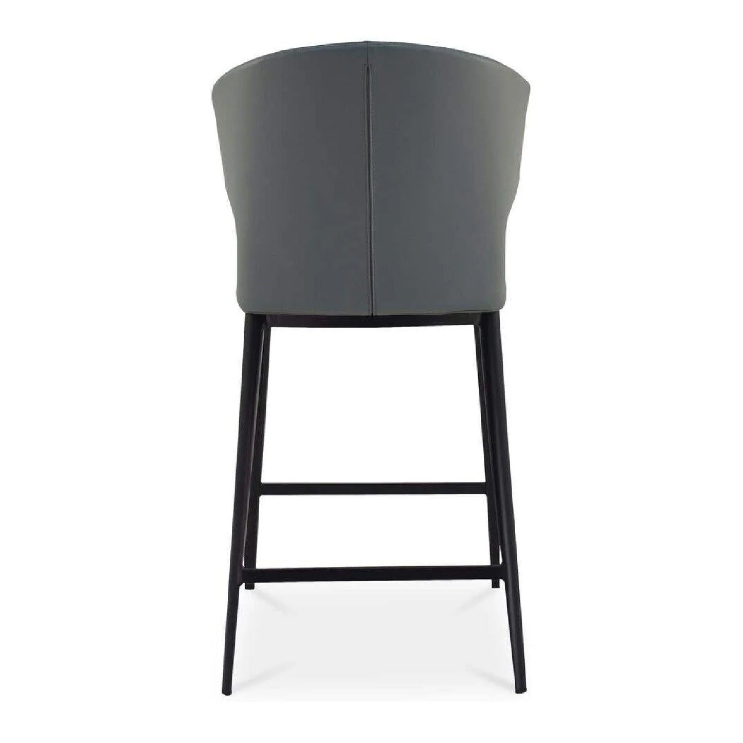 Luxury Upholstered Modern Vegan Leather Counter Stool European Style for Villa