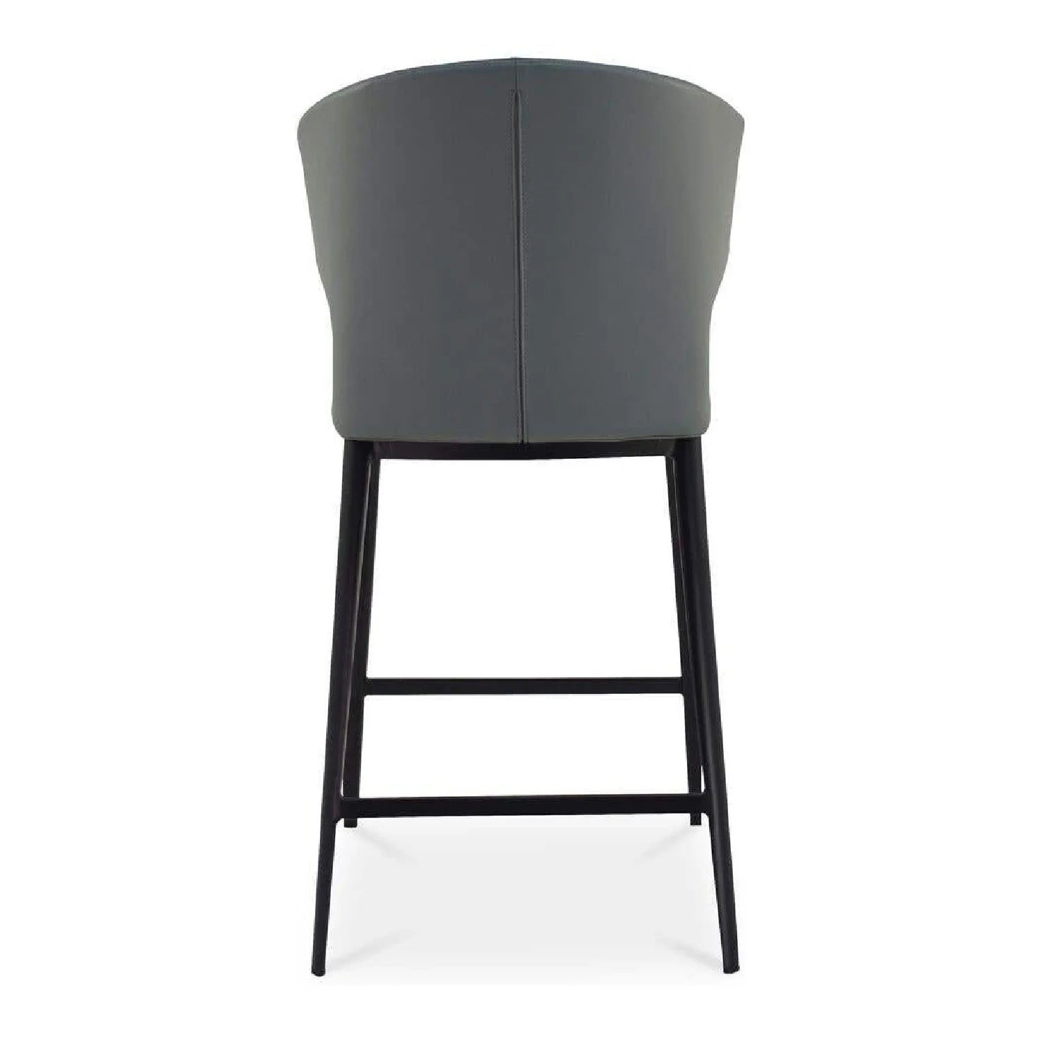 Luxury Upholstered Modern Vegan Leather Counter Stool European Style for Villa