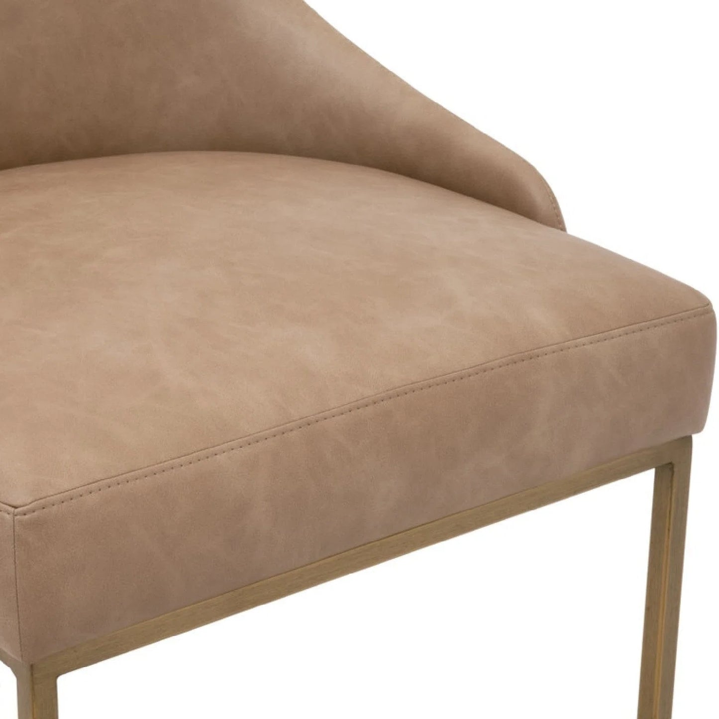Luxury Upholstered Modern Vegan Leather Counter Stool Set European Style for Villa
