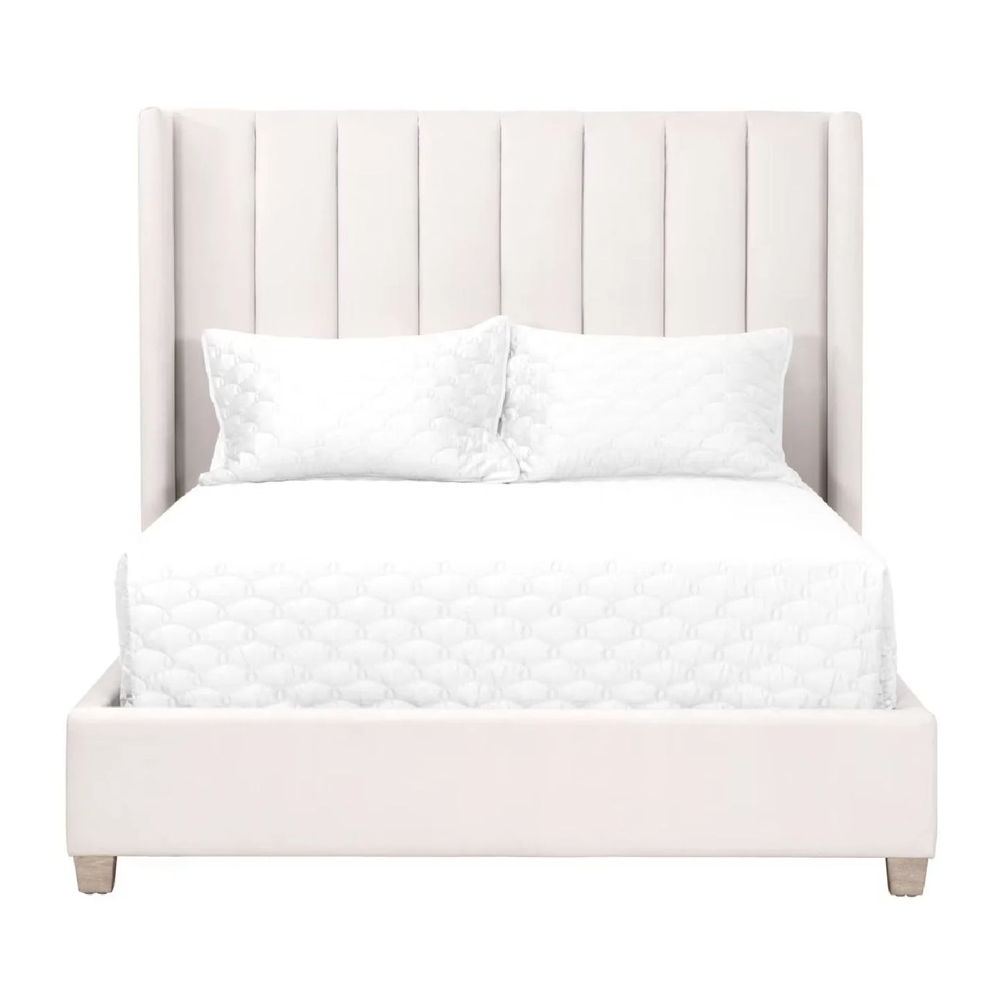 Luxury Upholstered Modern Velvet Bed European Style for Villa
