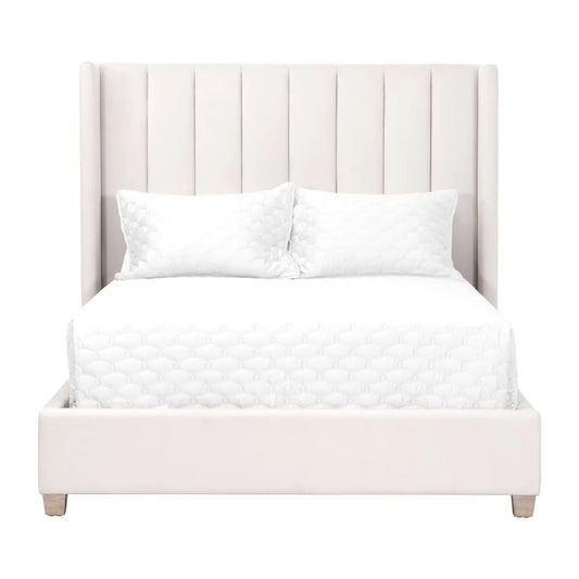 Luxury Upholstered Modern Velvet Bed European Style for Villa