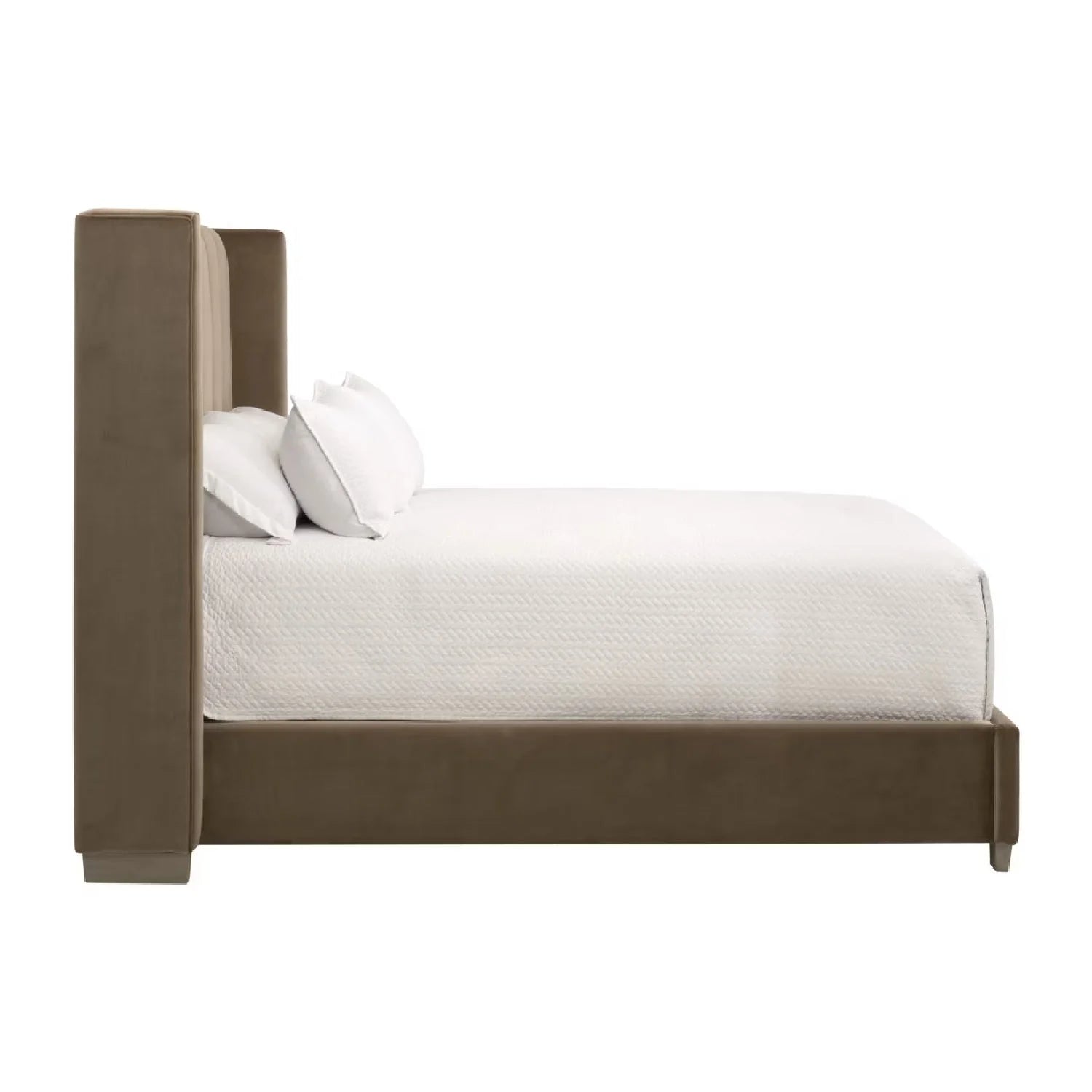 Luxury Upholstered Modern Velvet Bed European Style for Villa
