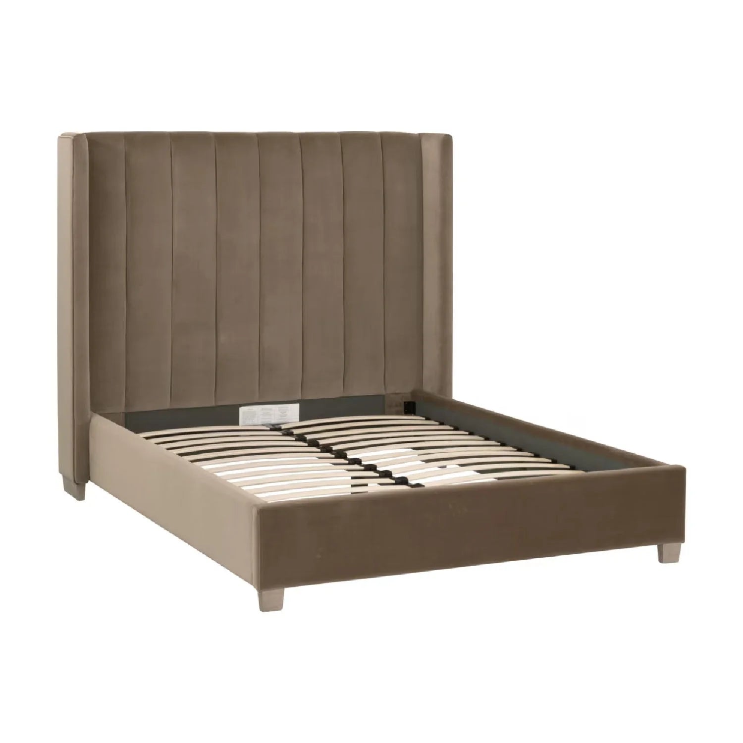 Luxury Upholstered Modern Velvet Bed European Style for Villa