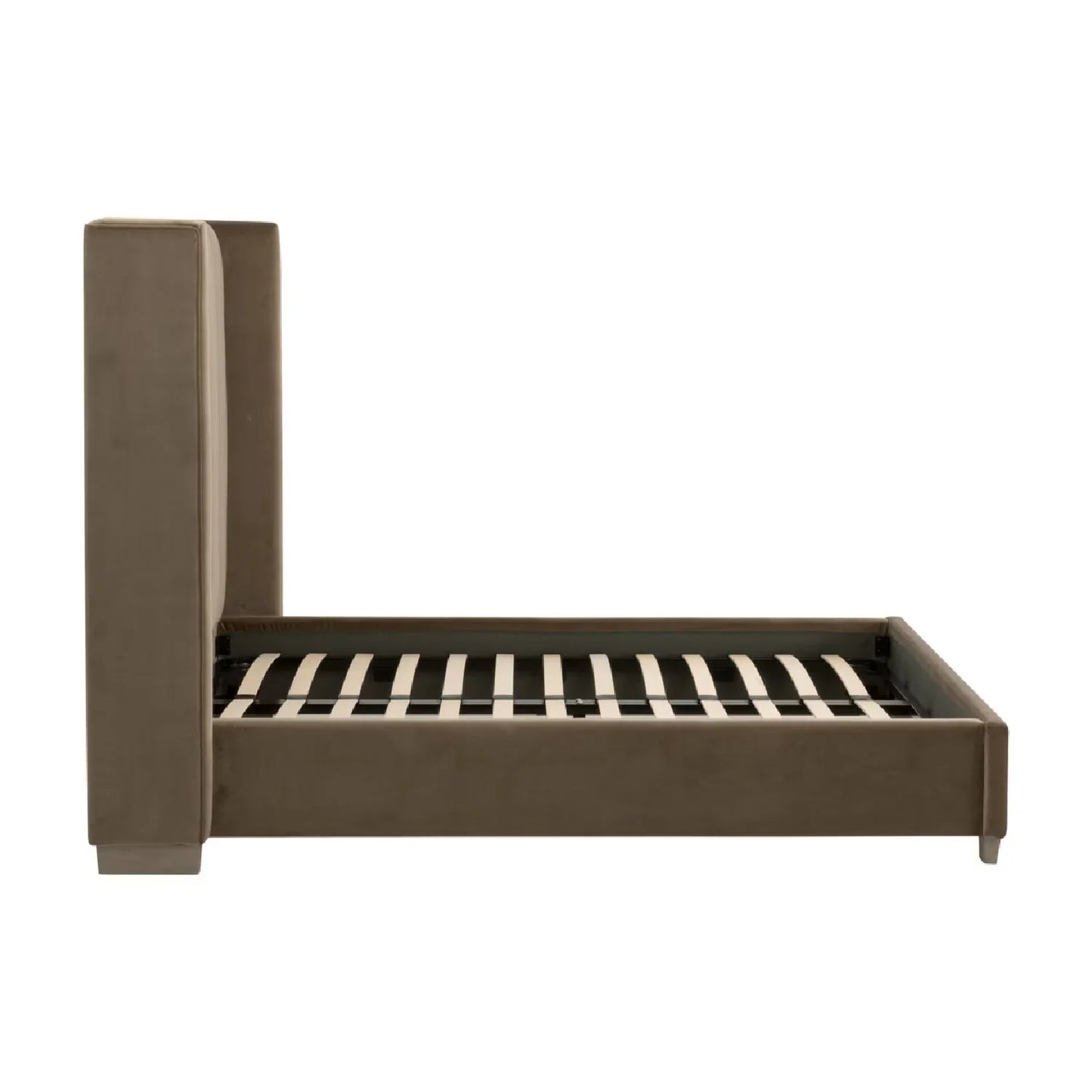 Luxury Upholstered Modern Velvet Bed European Style for Villa