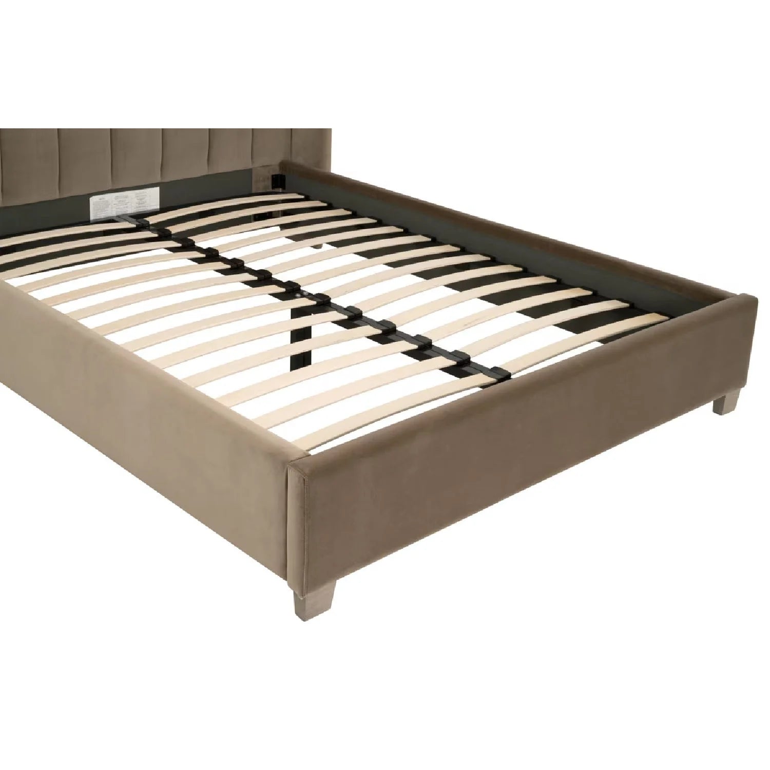 Luxury Upholstered Modern Velvet Bed European Style for Villa