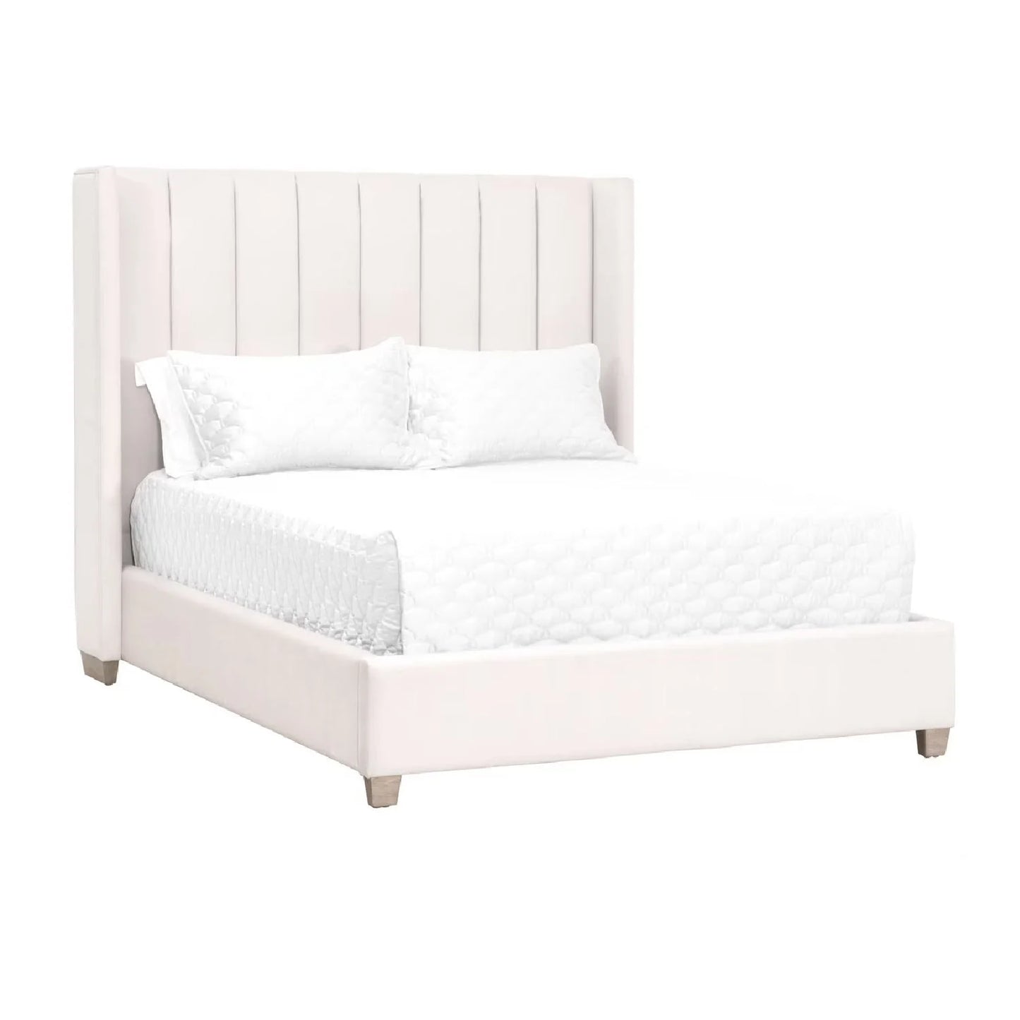 Luxury Upholstered Modern Velvet Bed European Style for Villa