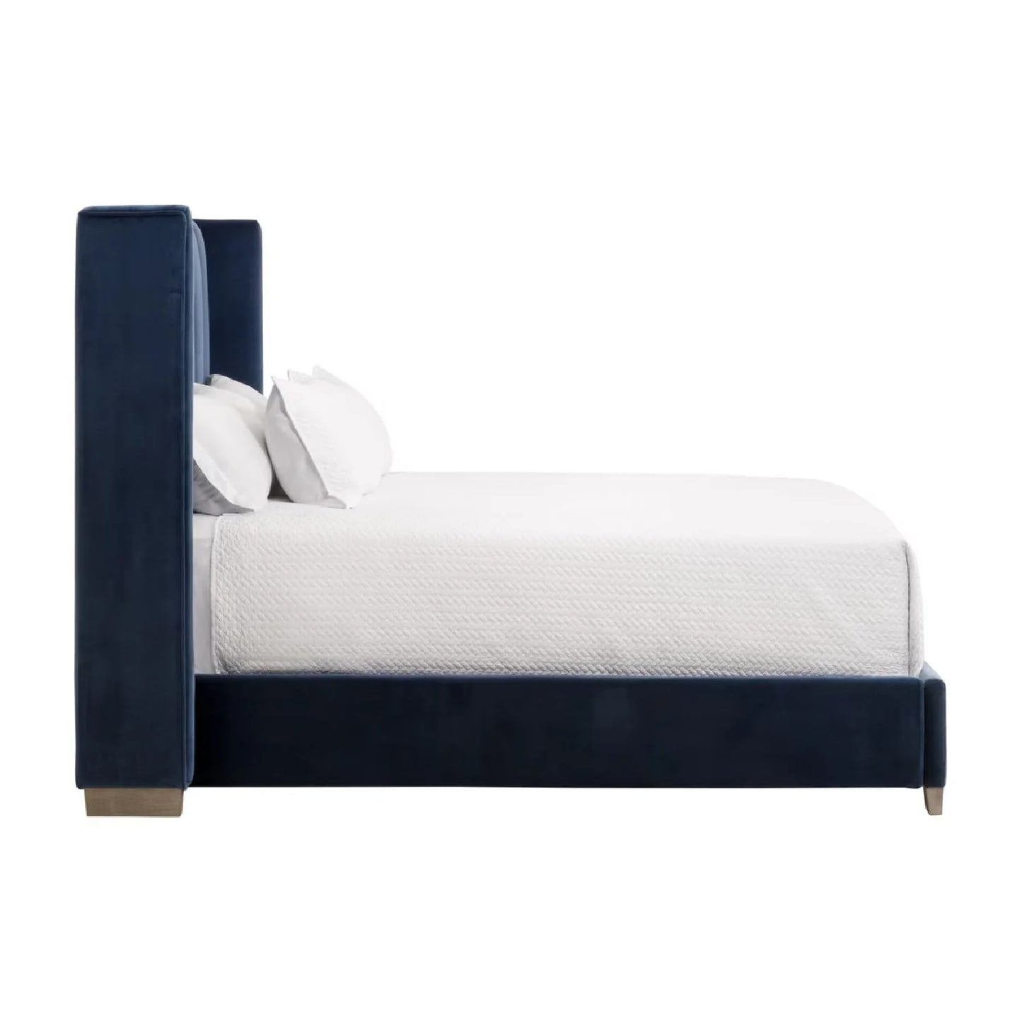 Luxury Upholstered Modern Velvet Bed European Style for Villa