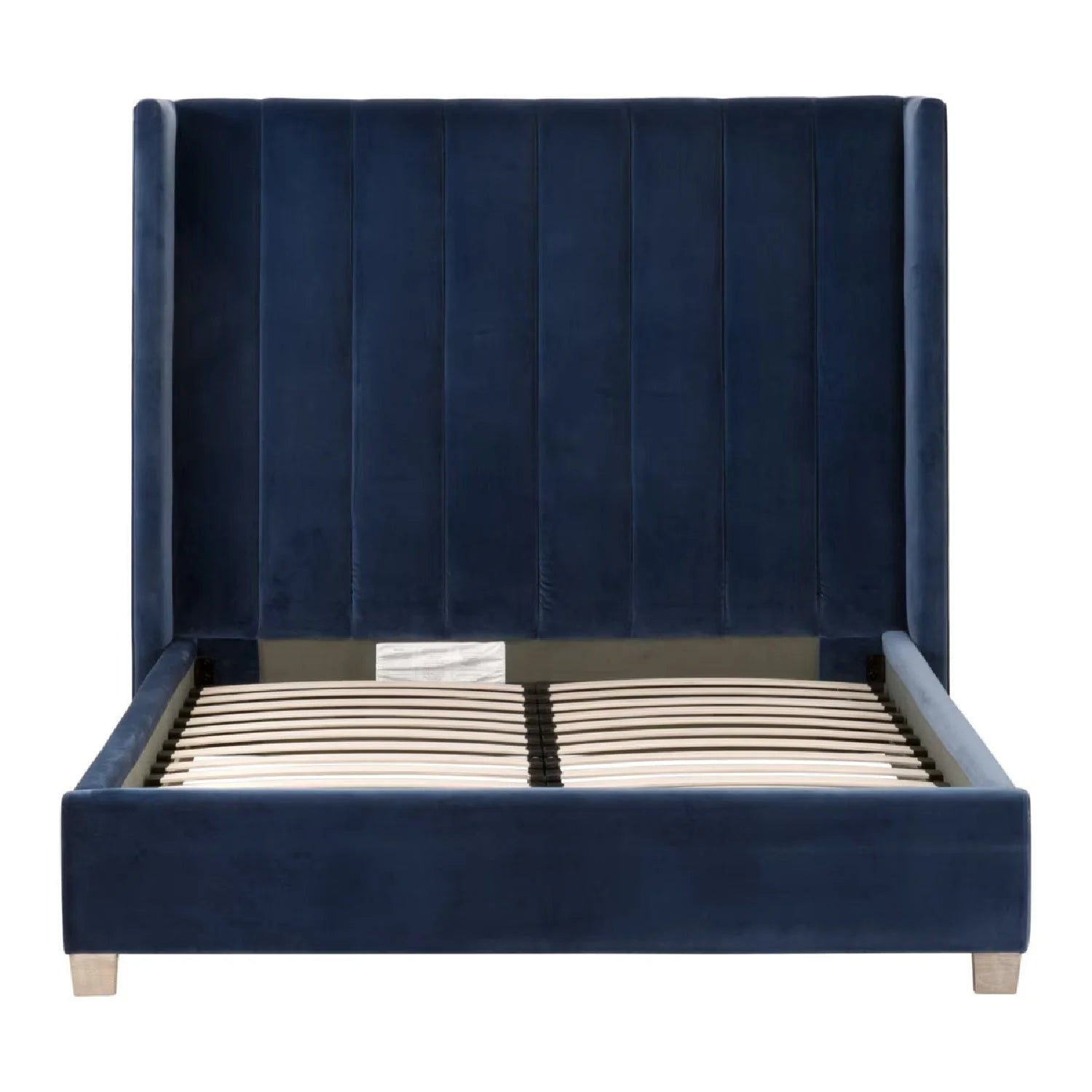 Luxury Upholstered Modern Velvet Bed European Style for Villa