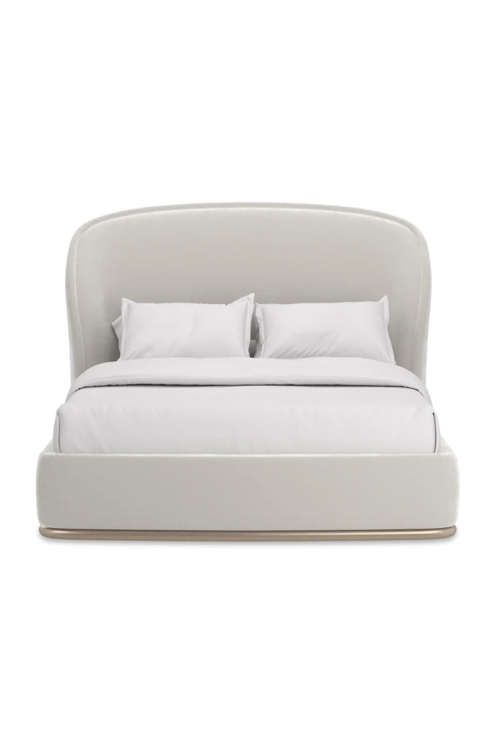Luxury Upholstered Modern Velvet Bed European Style for Villa
