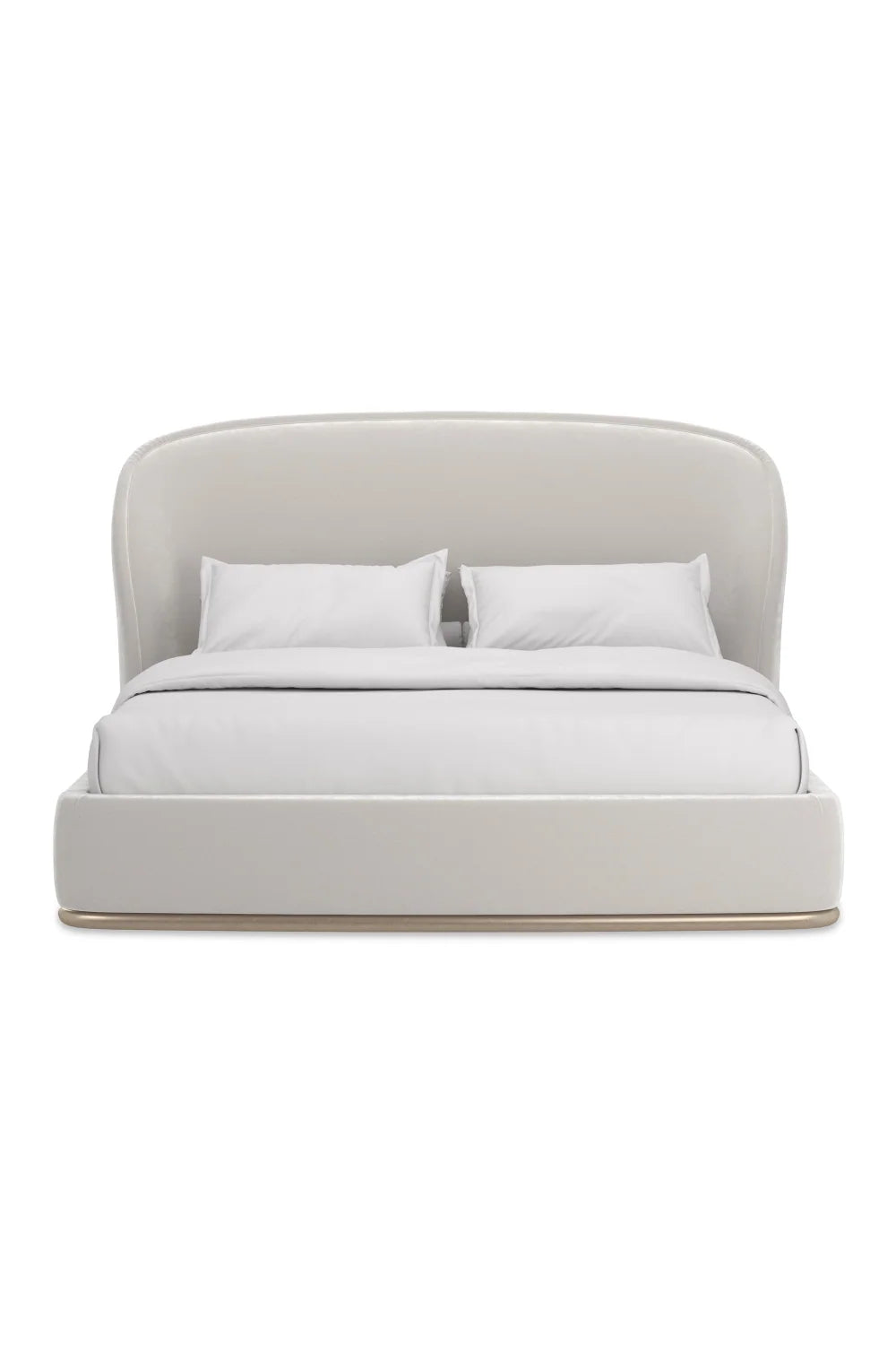 Luxury Upholstered Modern Velvet Bed European Style for Villa