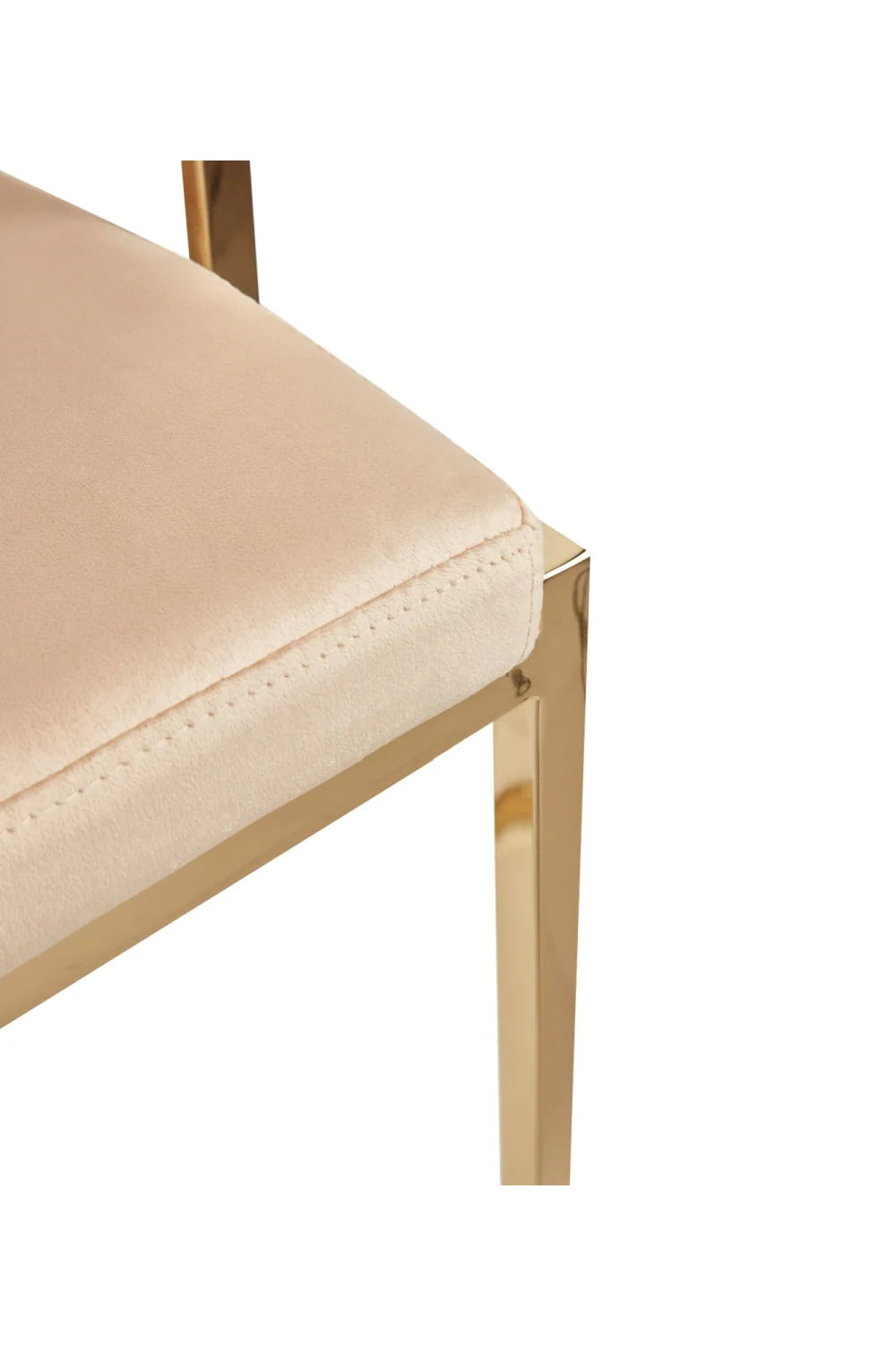 Luxury Upholstered Modern Velvet Counter Stool European Style for Villa