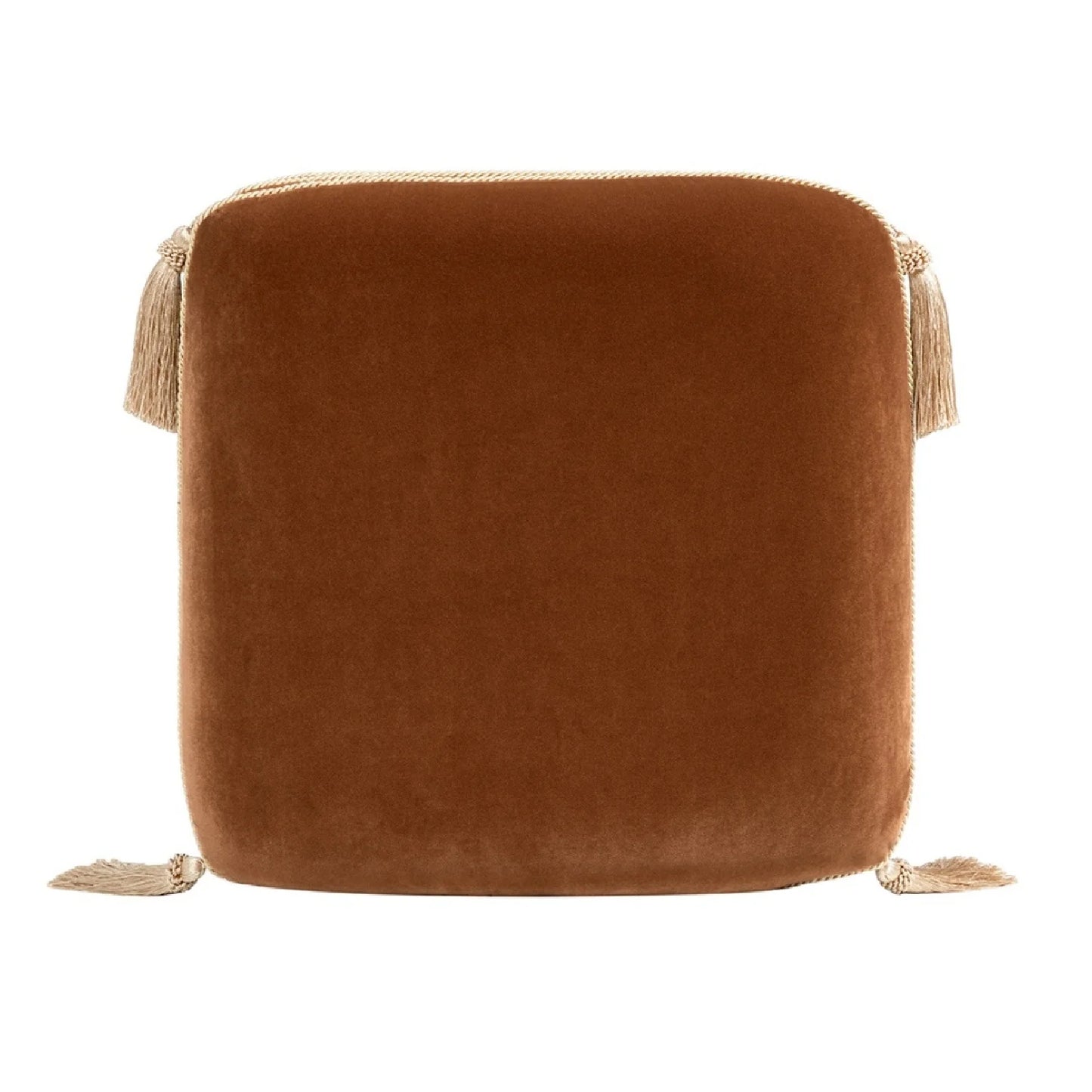 Luxury Upholstered Modern Velvet Ottoman European Style for Villa