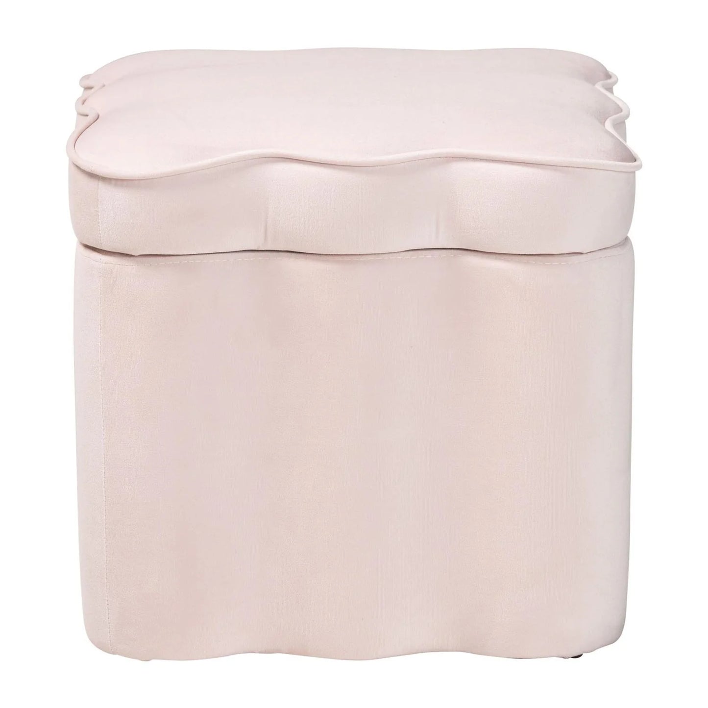Luxury Upholstered Modern Velvet Ottoman European Style for Villa