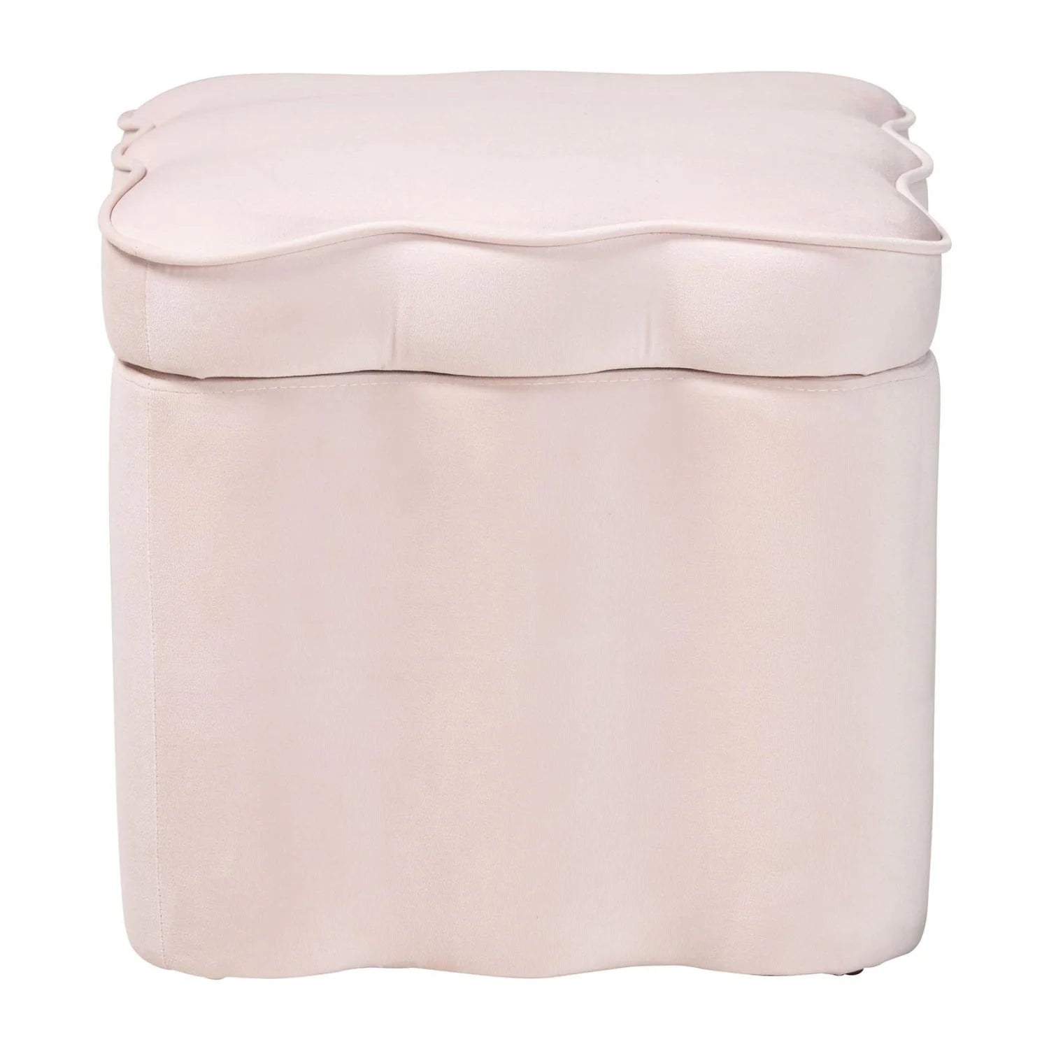Luxury Upholstered Modern Velvet Ottoman European Style for Villa