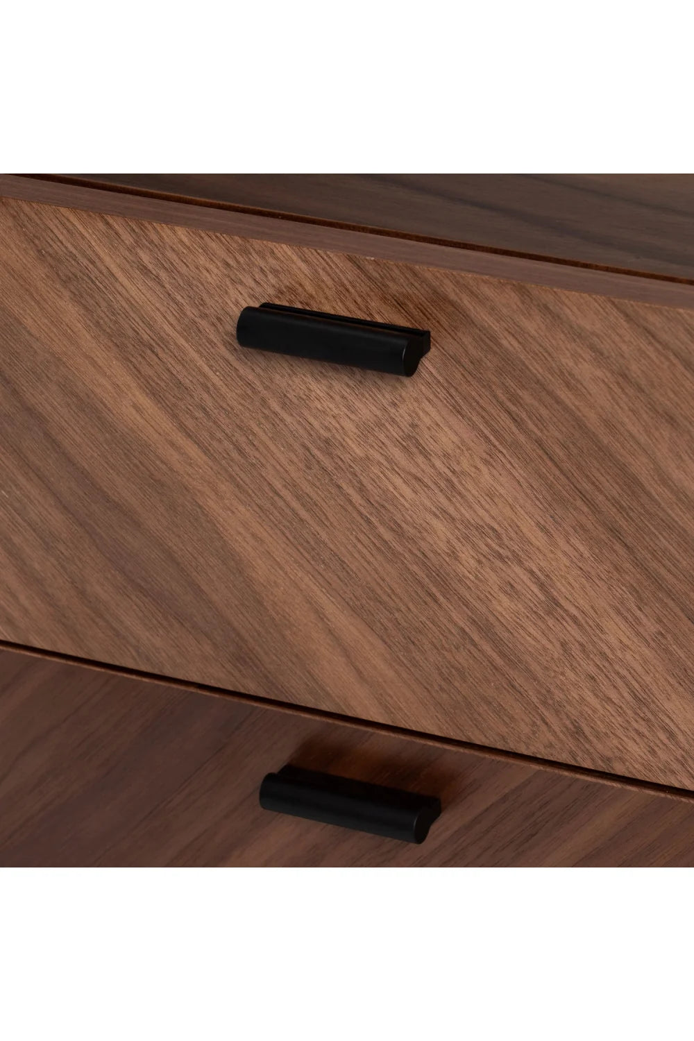 Luxury Upholstered Modern Walnut Dresser European Style for Villa