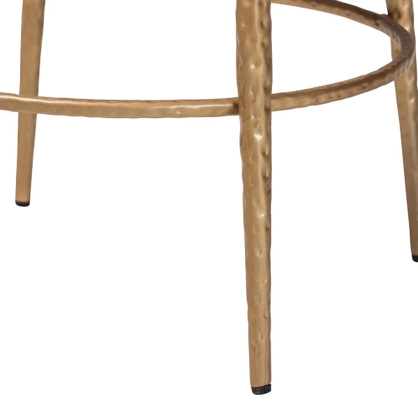 Luxury Upholstered Modern White Counter Stool European Style for Villa