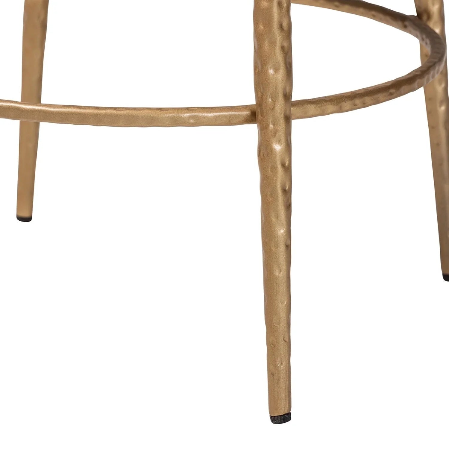 Luxury Upholstered Modern White Counter Stool European Style for Villa