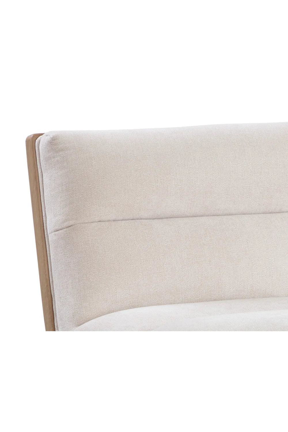 Luxury Upholstered Modern White Muslin Counter Stool European Style for Villa