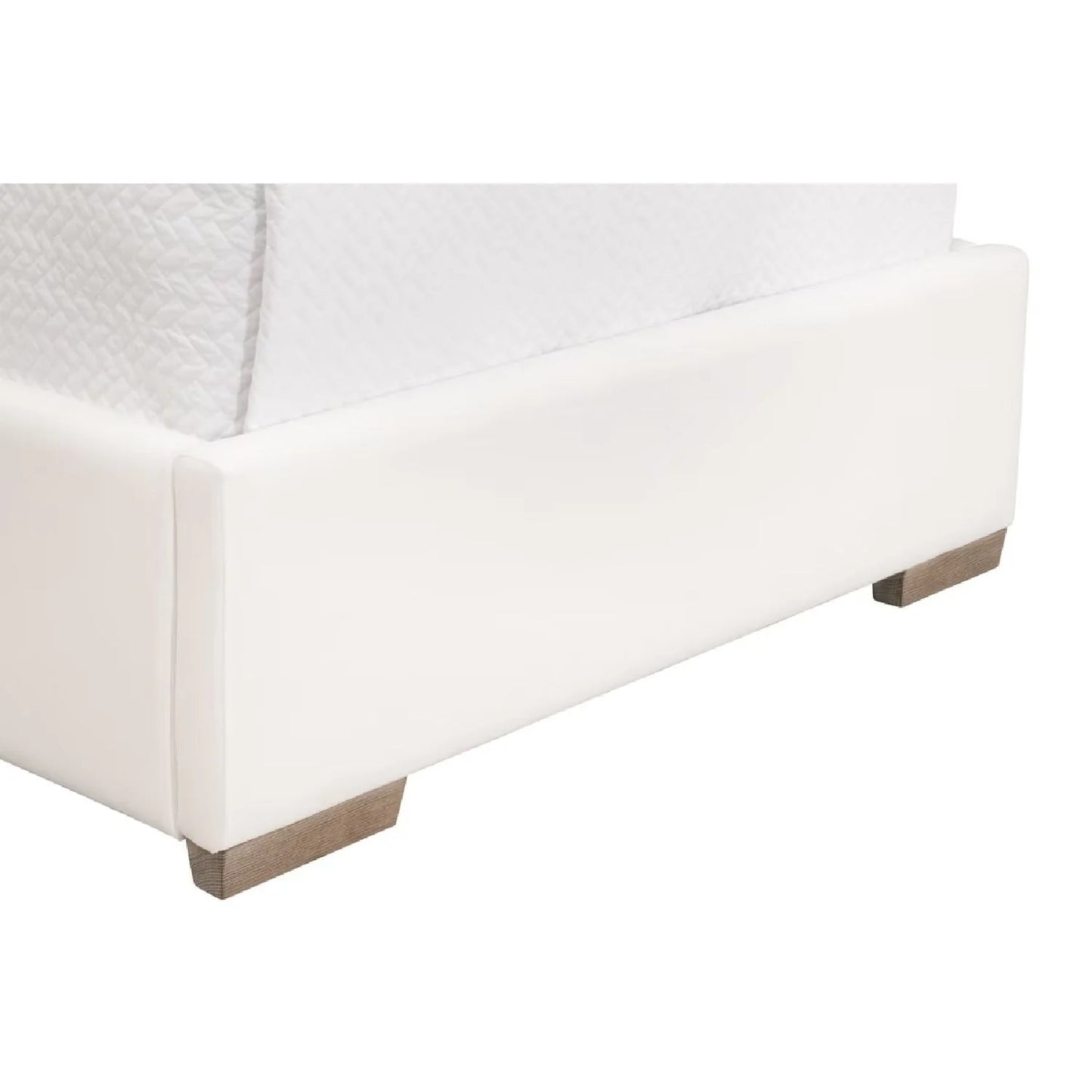 Luxury Upholstered Modern Wingback Bed European Style for Villa