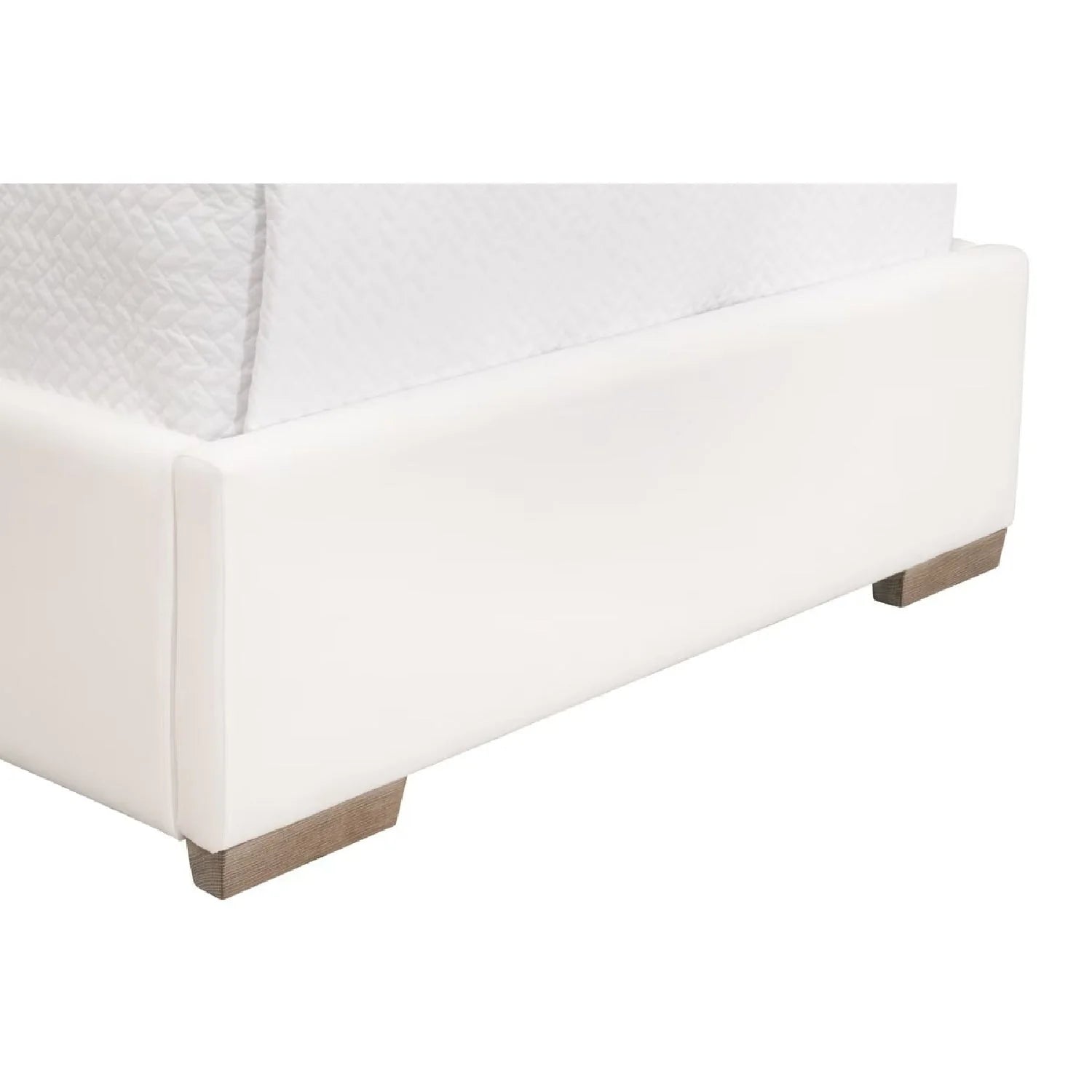 Luxury Upholstered Modern Wingback Bed European Style for Villa