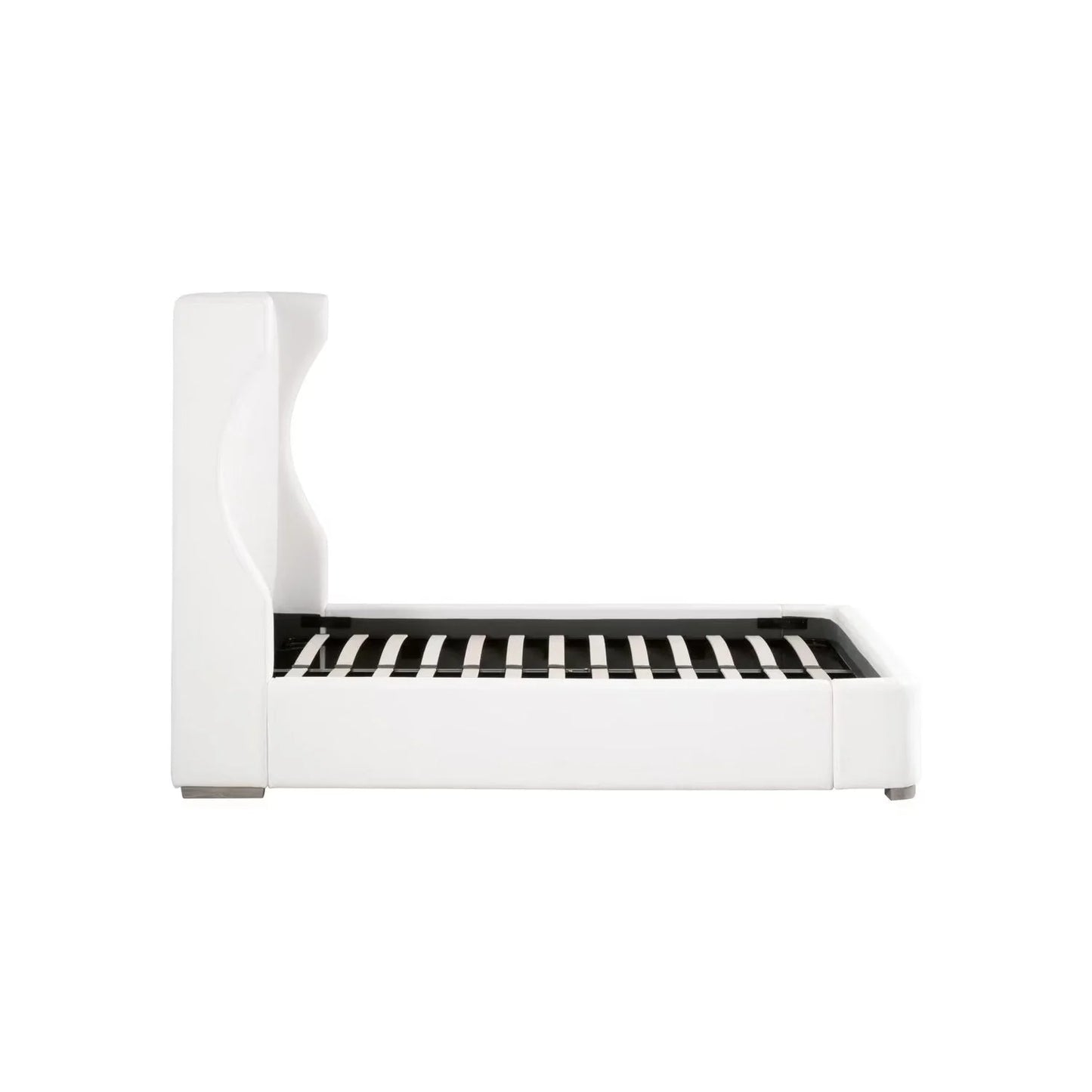 Luxury Upholstered Modern Wingback Bed European Style for Villa