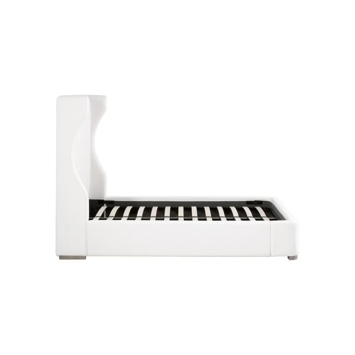 Luxury Upholstered Modern Wingback Bed European Style for Villa