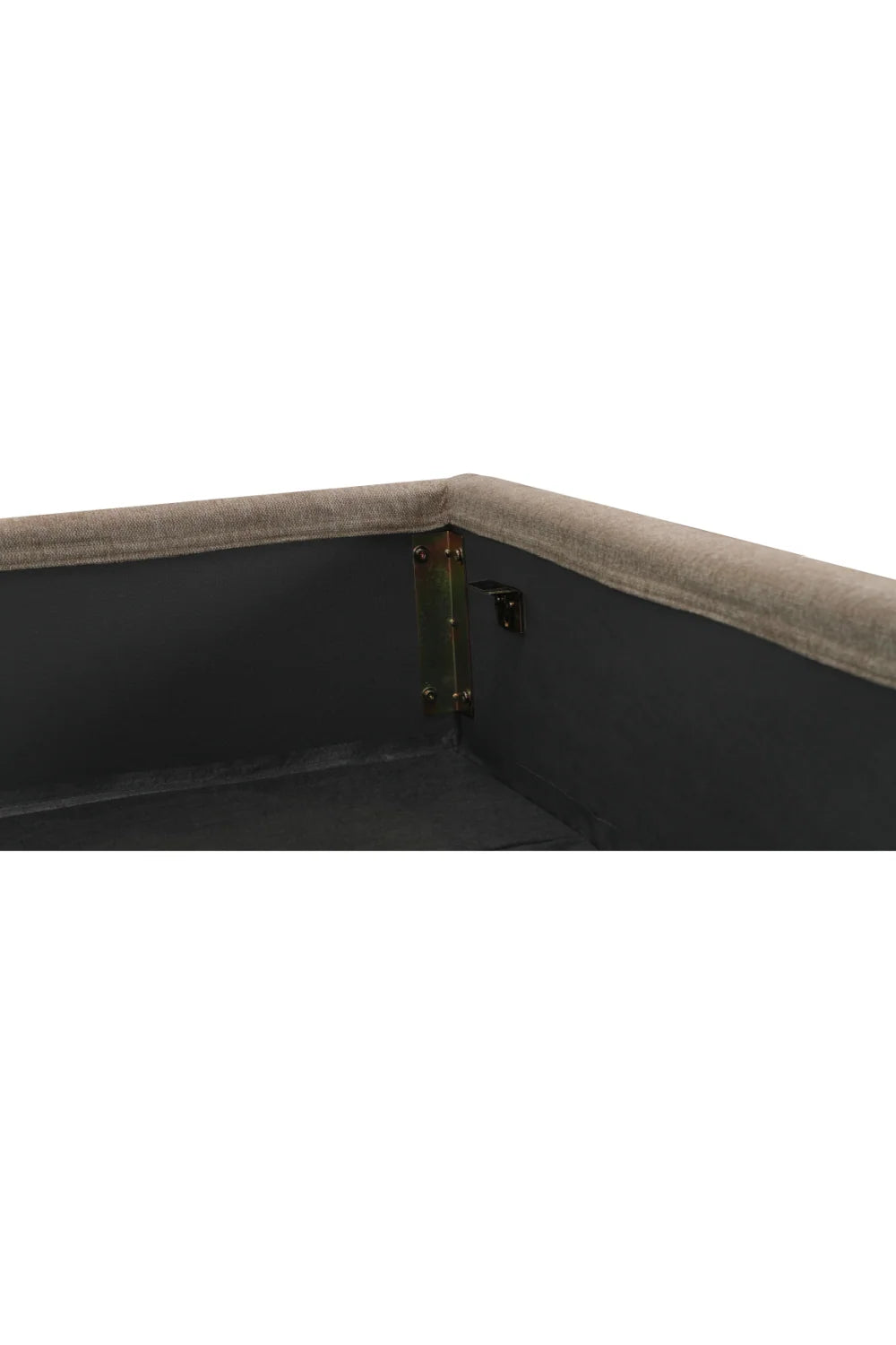 Luxury Upholstered Modern Wingback Storage Bed European Style for Villa