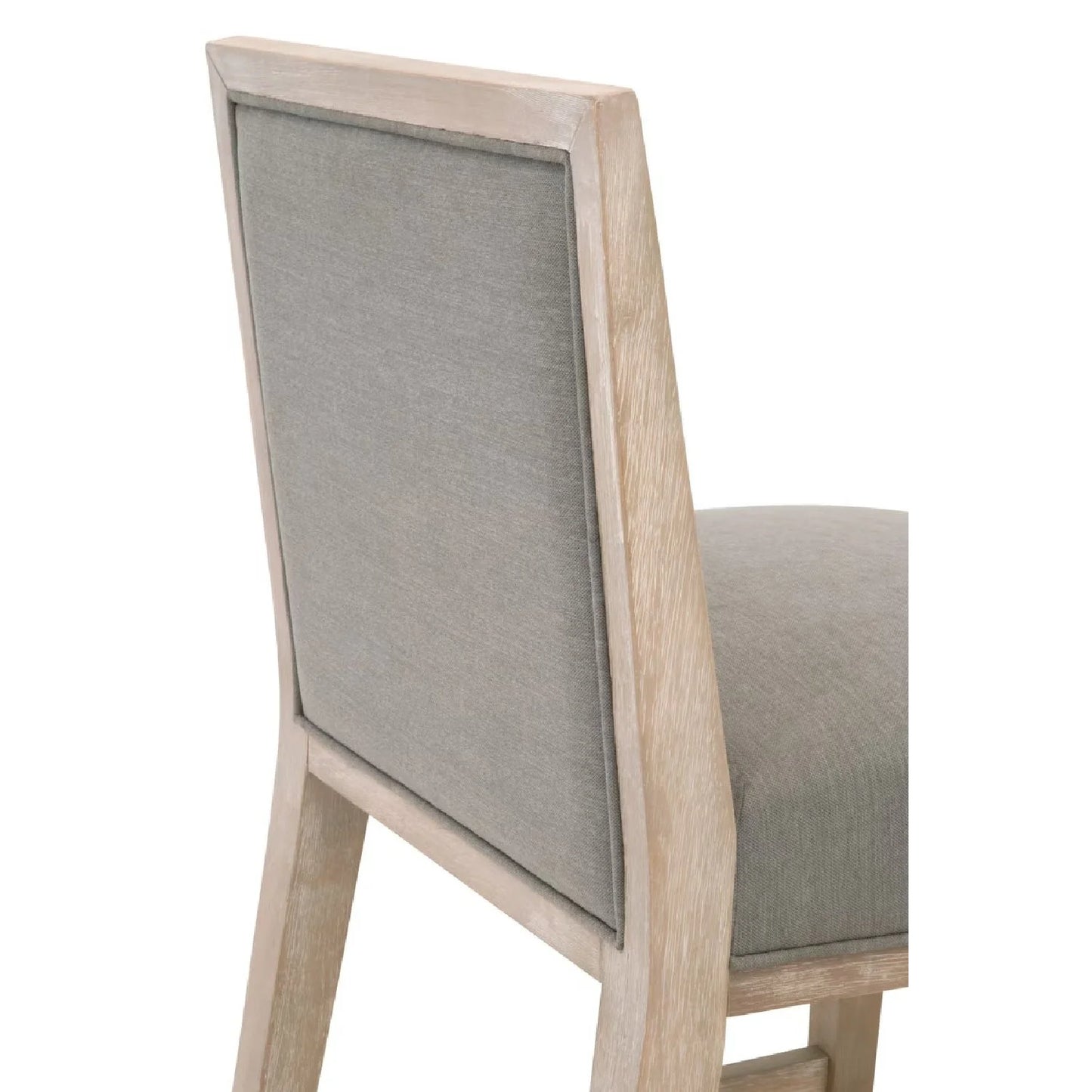 Luxury Upholstered Modern Wood Counter Stool Set European Style for Villa