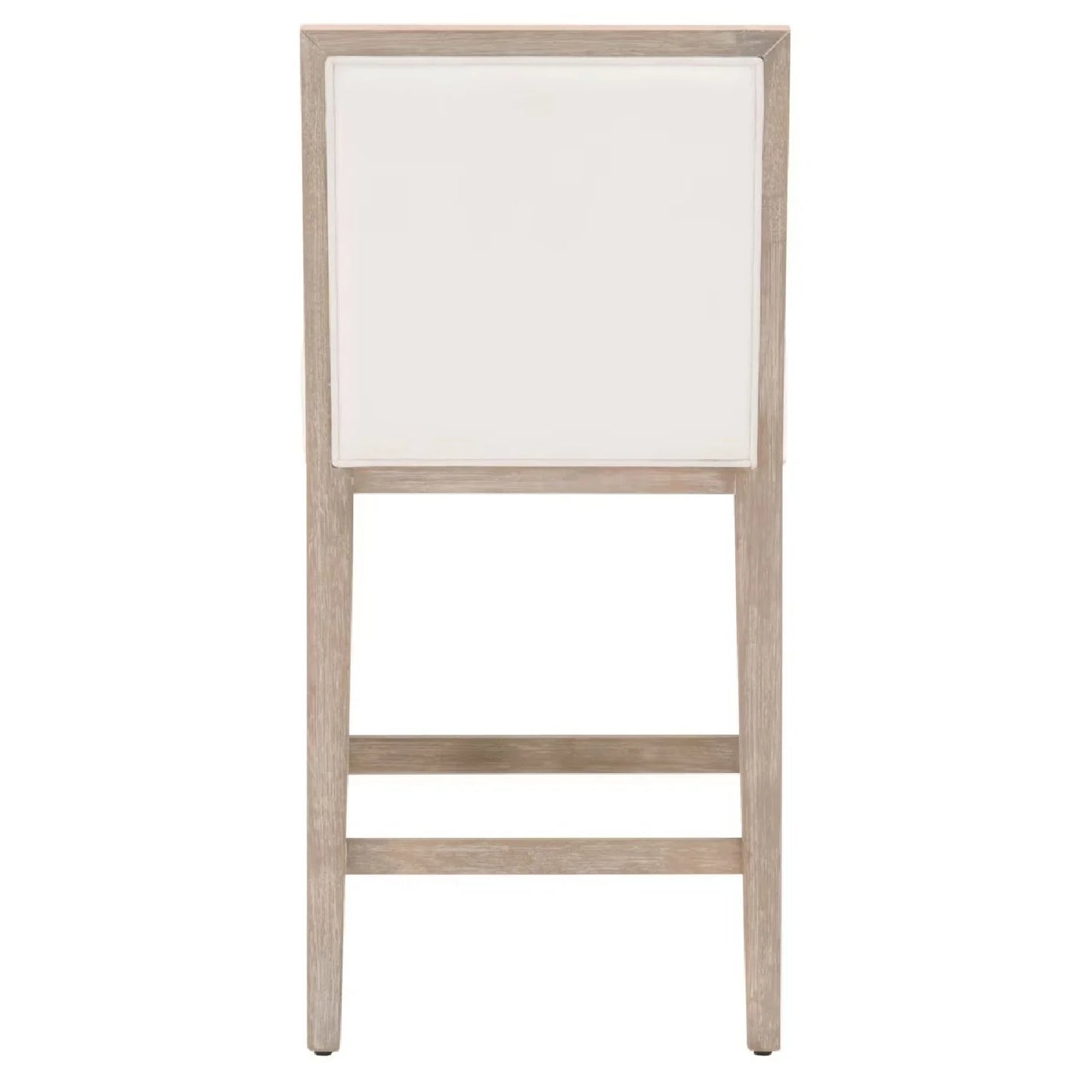 Luxury Upholstered Modern Wood Counter Stool Set European Style for Villa