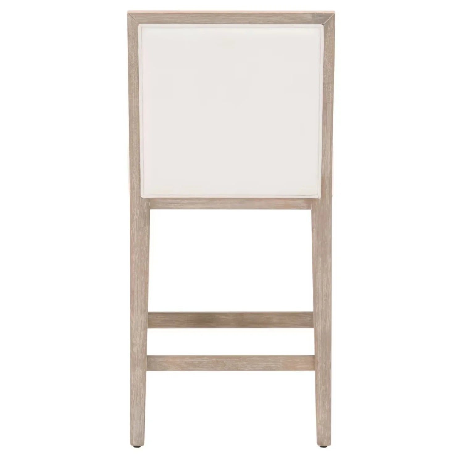 Luxury Upholstered Modern Wood Counter Stool Set European Style for Villa