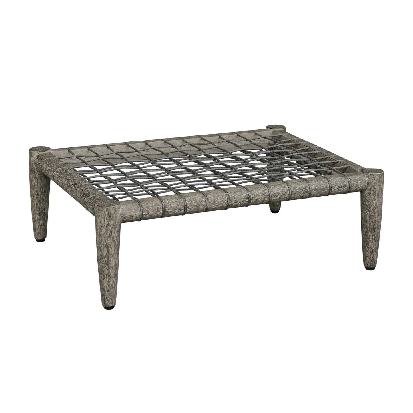 Luxury Upholstered Modern Wood Outdoor Ottoman European Style for Villa