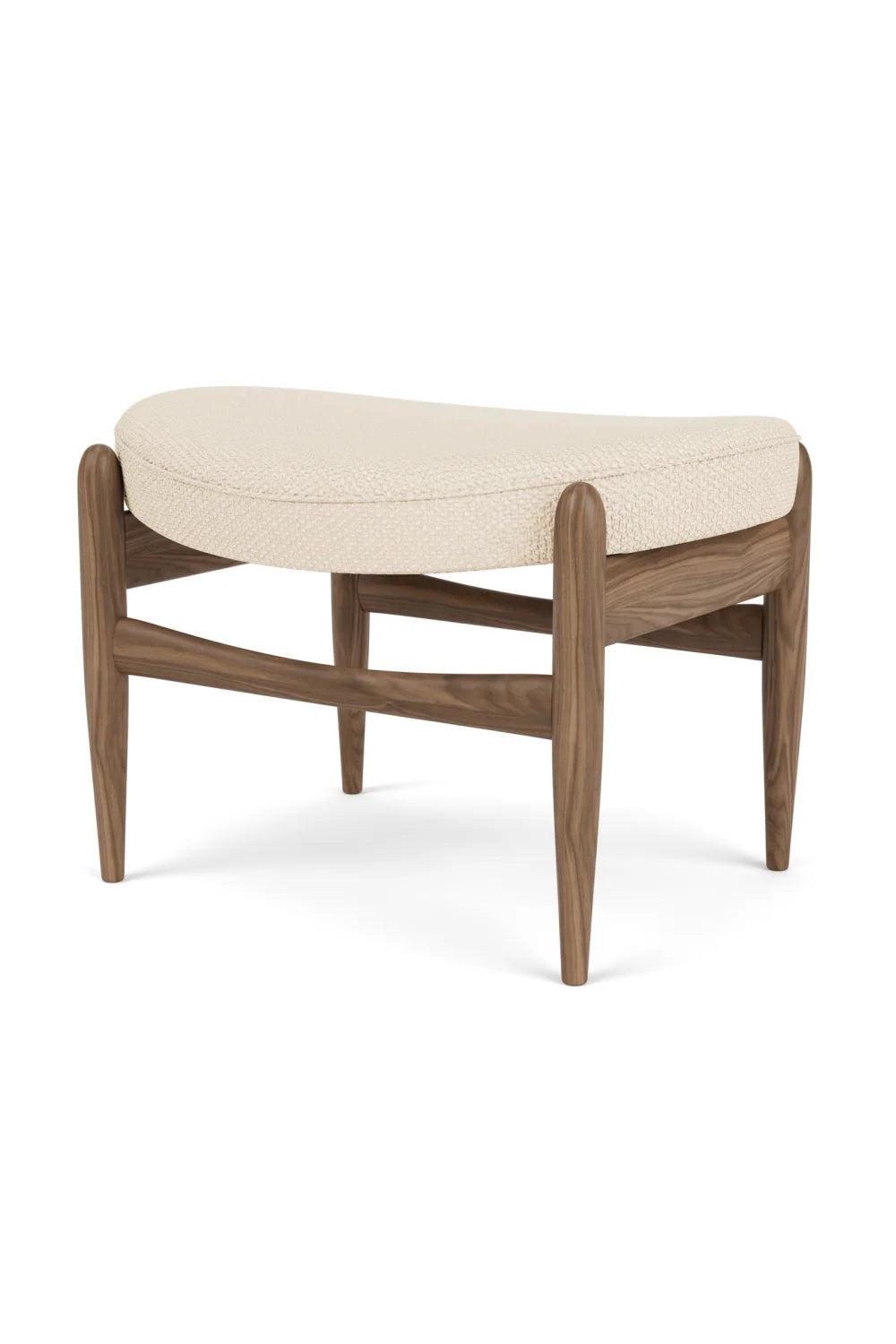 Luxury Upholstered Modern Wooden Ottoman European Style for Villa