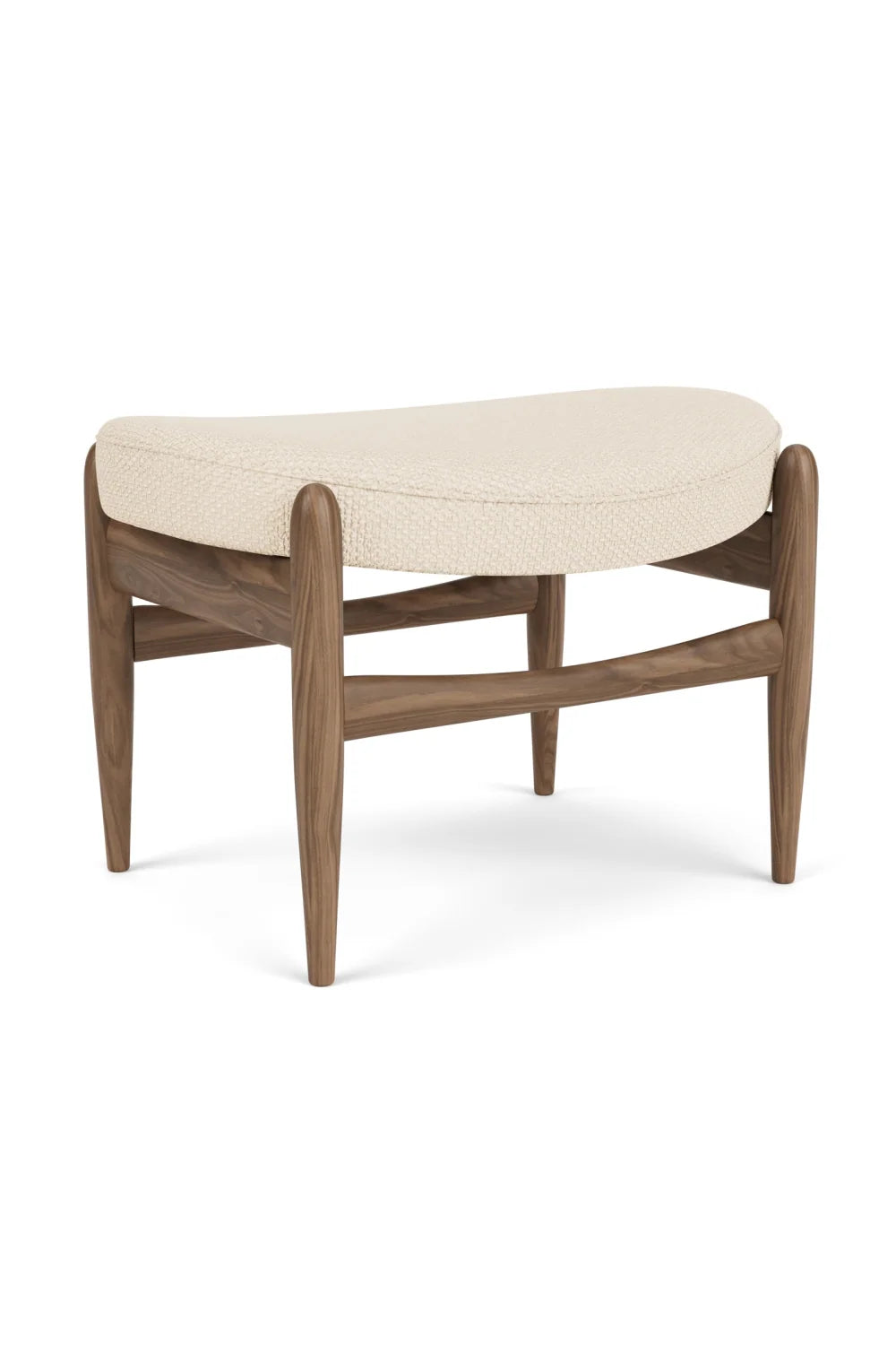 Luxury Upholstered Modern Wooden Ottoman European Style for Villa