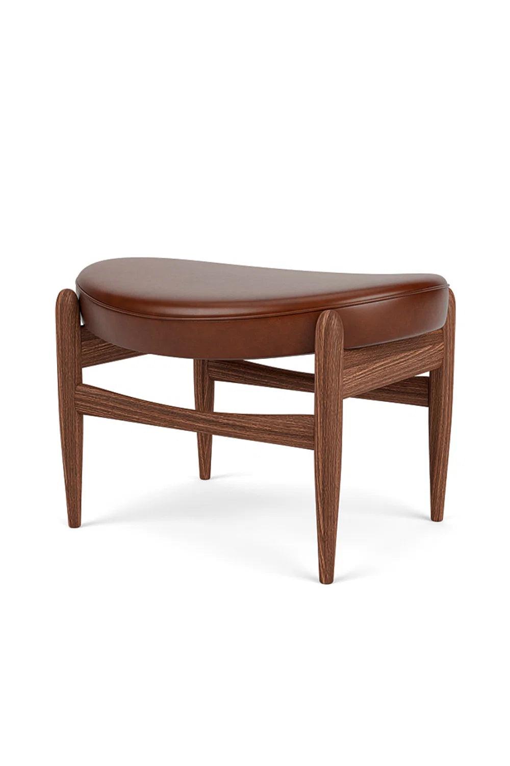 Luxury Upholstered Modern Wooden Ottoman European Style for Villa