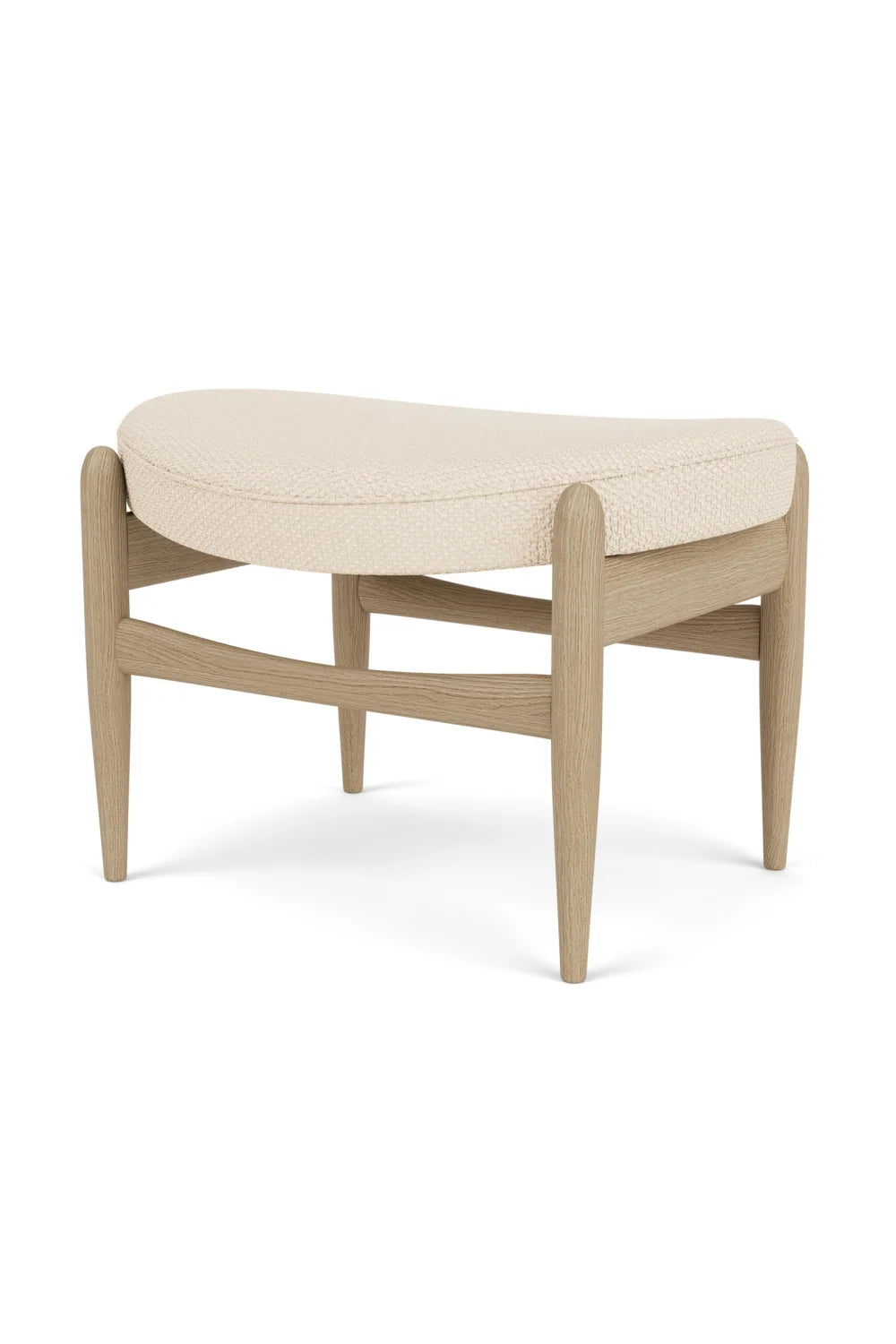 Luxury Upholstered Modern Wooden Ottoman European Style for Villa